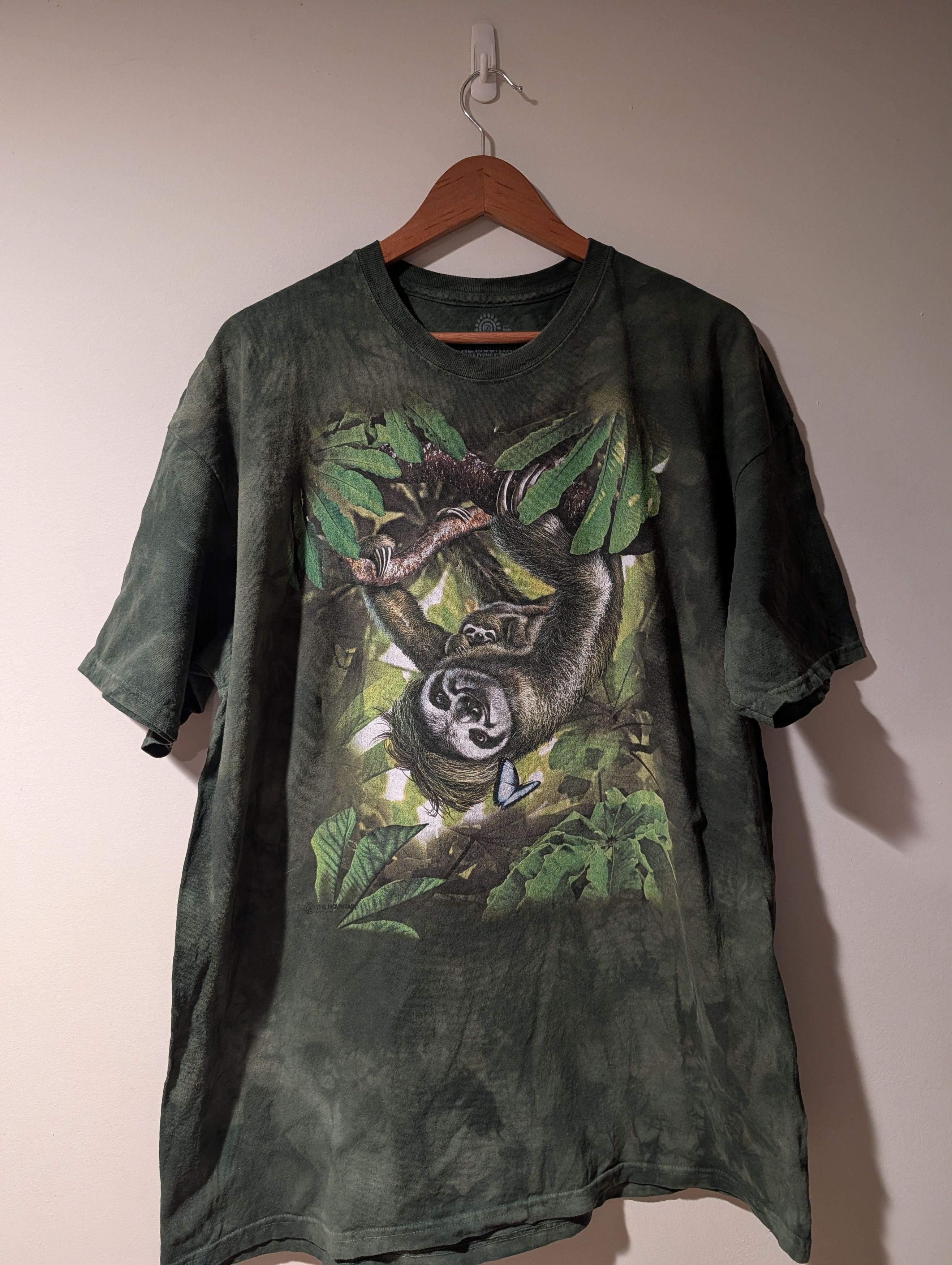 The Mountain The Mountain Sloth Mom Baby Nature Tie Dye T Shirt XX-Large Size US XXL / EU 58 / 5 - 1 Thumbnail