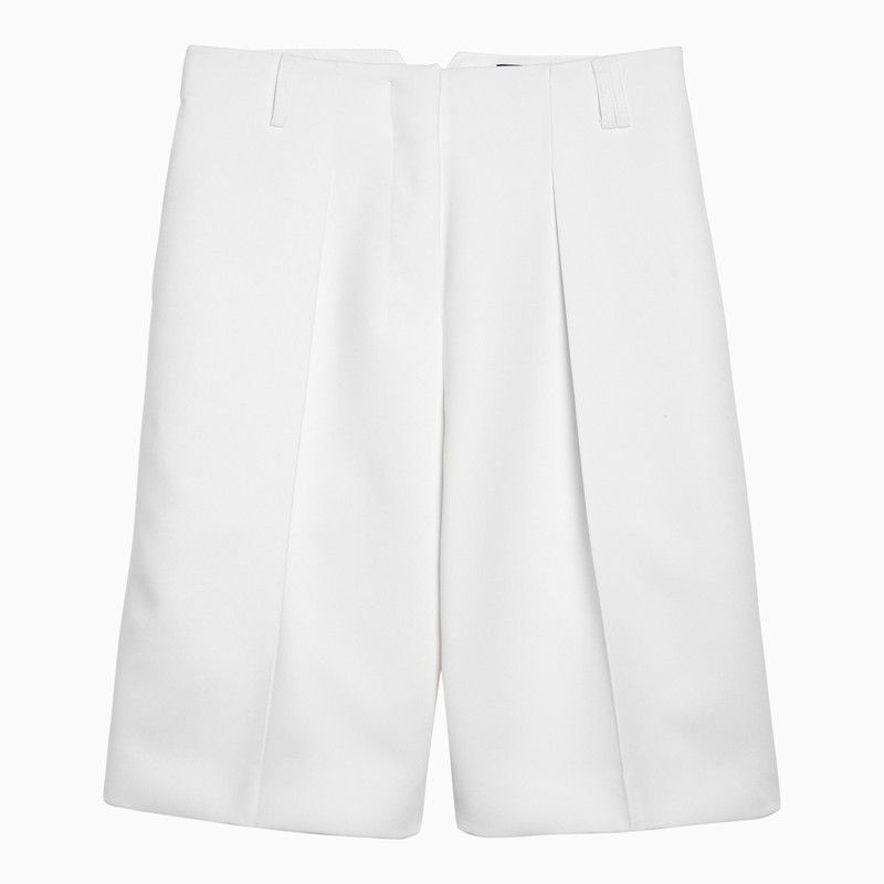 image of Jacquemus Bermuda Ovalo White, Women's (Size 28)