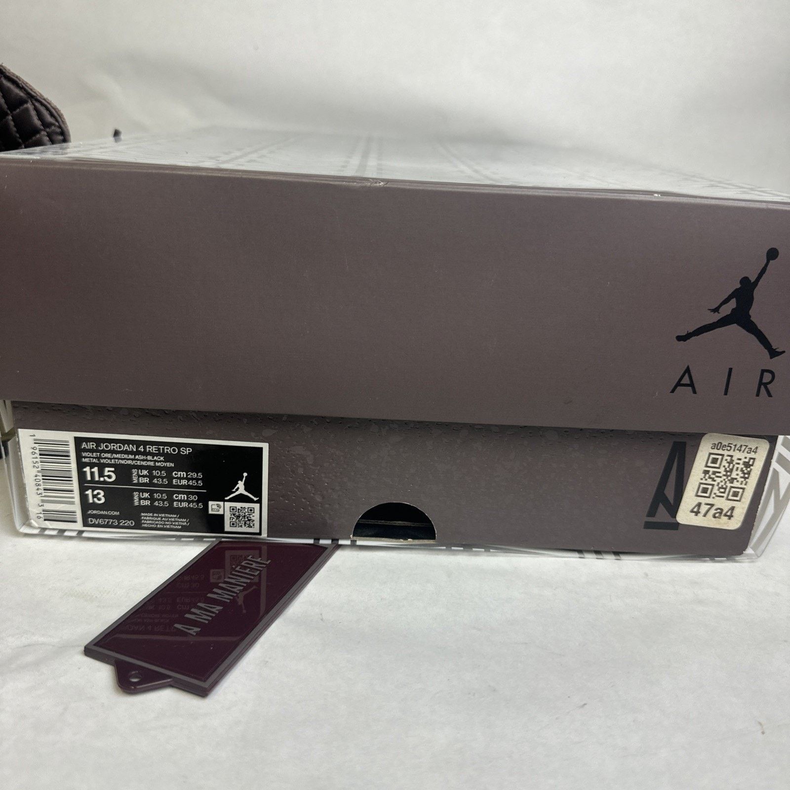 Nike A MA Maniere Jordan 4s Size 11.5 Good Condition. Size US 11.5 / EU 44-45 - 14 Thumbnail