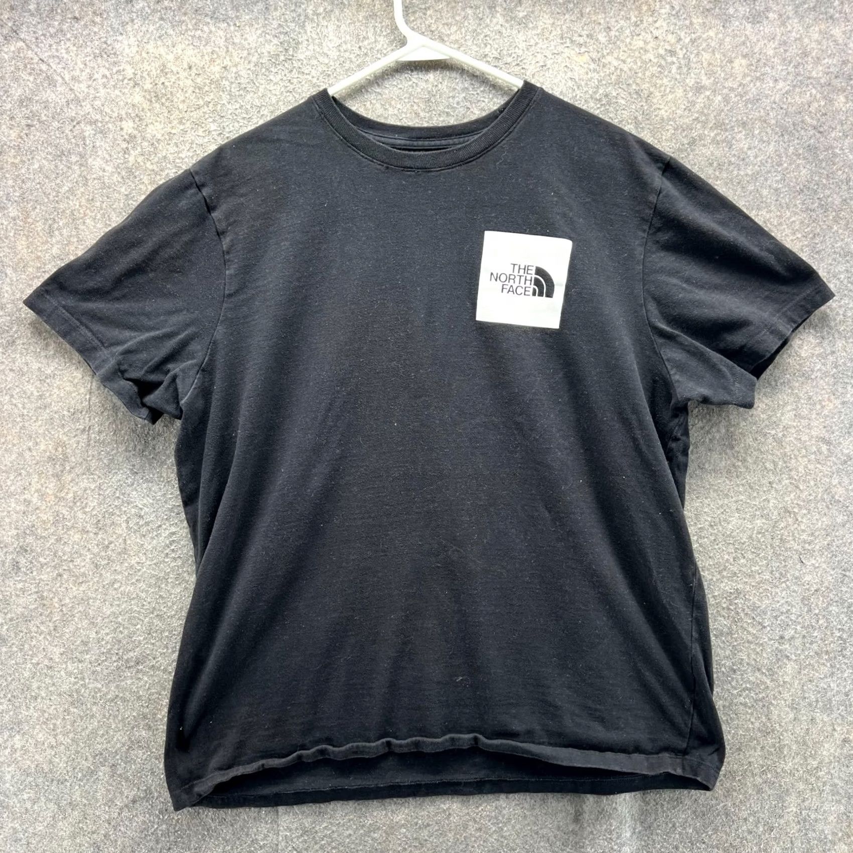 The North Face The North Face Shirt Mens XL Black White Box Logo Short Sleeve Cotton Tee Size US XL / EU 56 / 4 - 2 Thumbnail