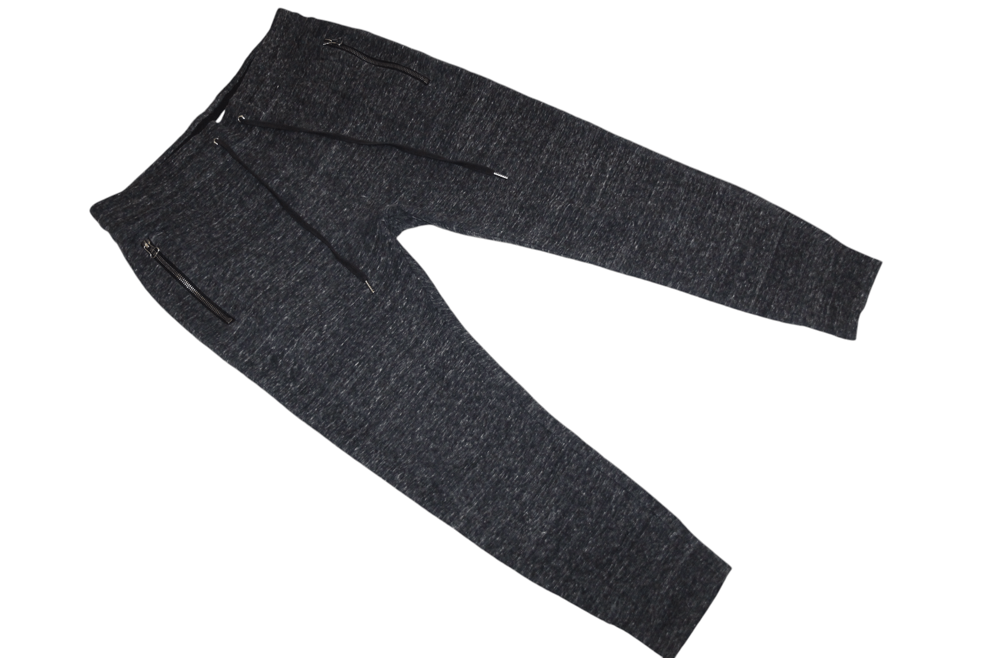 Helmut Lang Helmut Lang Heather Charcoral Curved Leg Track Pants Size US 34 / EU 50 - 6 Thumbnail