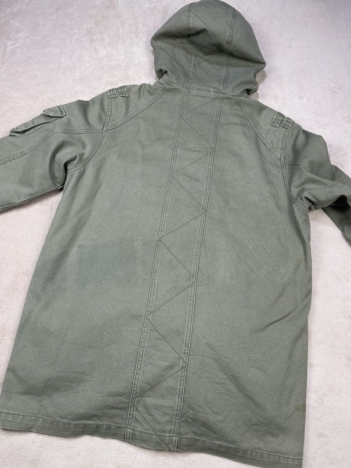 Vintage Vintage KAMA CLASSIC JEANS Military Style Parka Jacket Size US XL / EU 56 / 4 - 6 Thumbnail