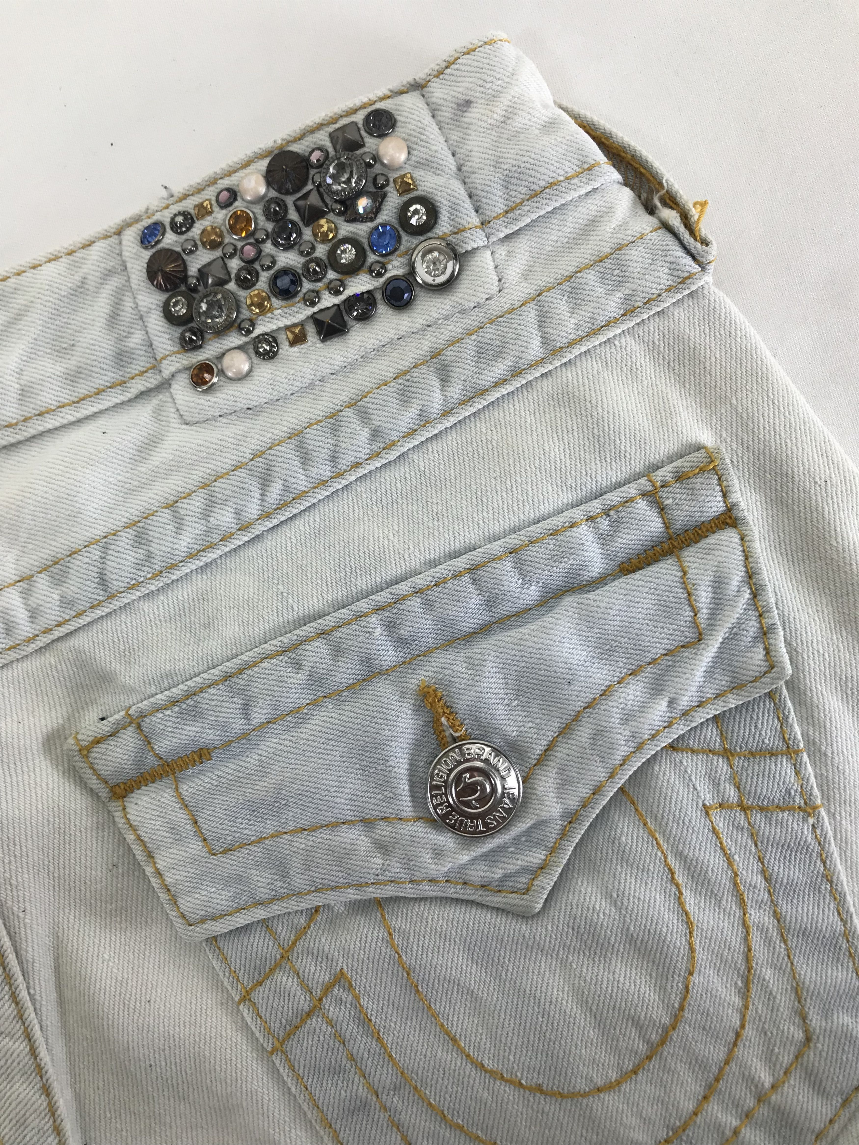 True Religion Vintage USA True Religion Straight Cut Jeans Size 26" / US 2 / IT 38 - 11 Thumbnail