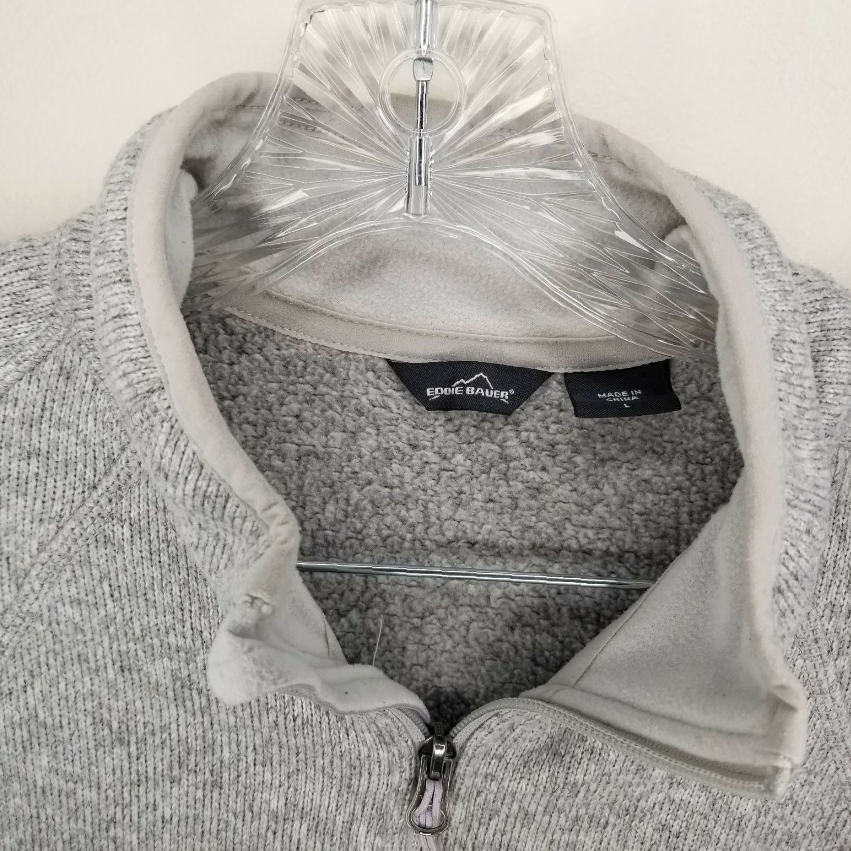 Eddie Bauer Eddie Bauer Sweatshirt Full Zip Activewear Womens Large Gray L Size L / US 10 / IT 46 - 3 Thumbnail