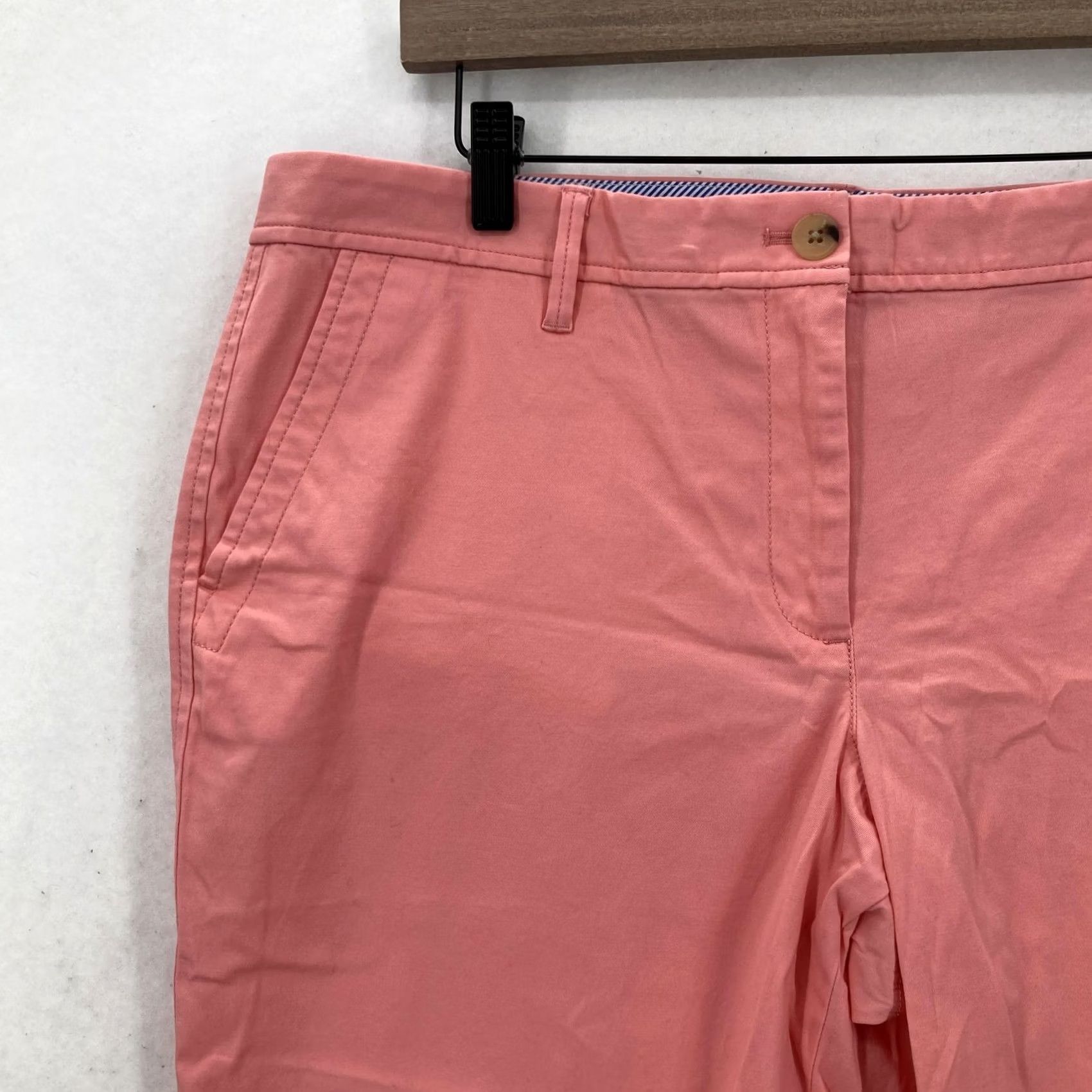 Talbots Talbots Chino Pants Womens 14P Pink Relaxed Supersoft Petite Ankle Casual Preppy Size 36" / US 14 / IT 50 - 3 Thumbnail