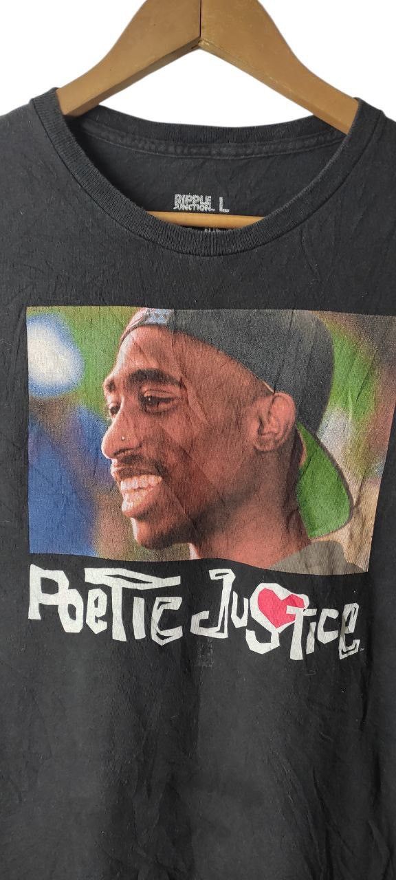 Band Tees TUPAC SHAKUR POETIC AMO HIPHOP TEE Size US M / EU 48-50 / 2 - 4 Thumbnail