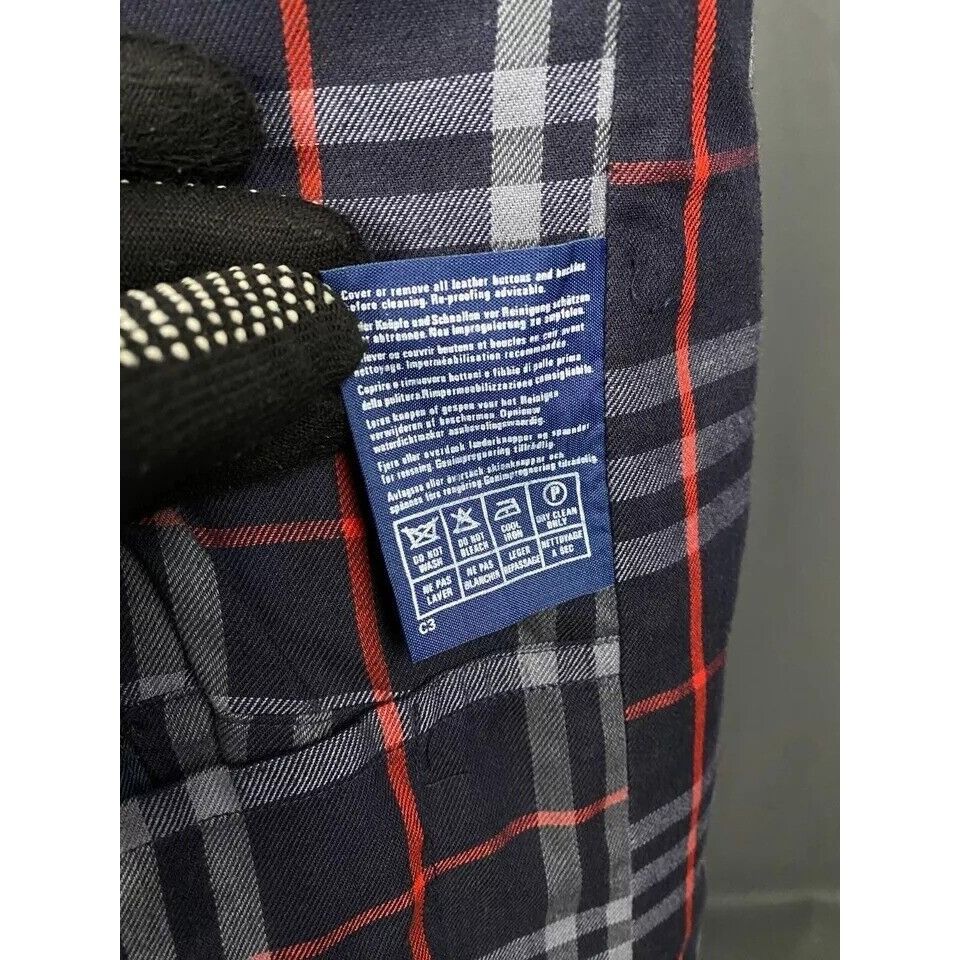 Burberry Burberry Nova Check Lining Vintage Men's Blue Long Coat Size Size US S / EU 44-46 / 1 - 11 Thumbnail