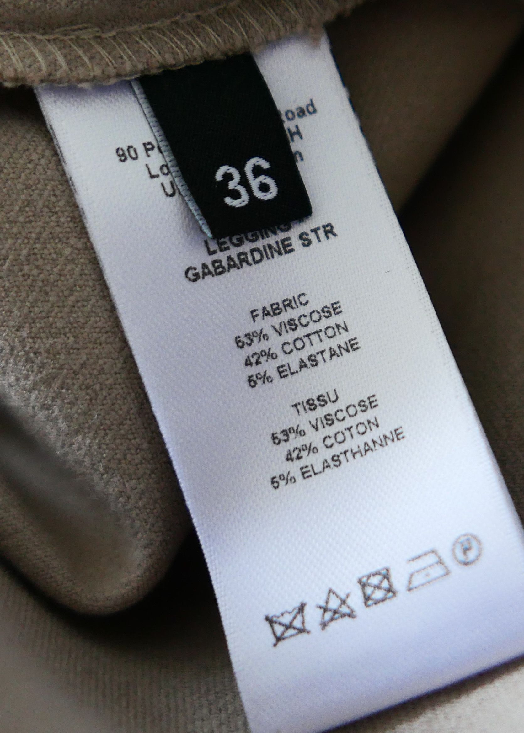 Joseph Joseph Gaberdine Stretch Leggings Cedar Size 26" / US 2 / IT 38 - 6 Thumbnail