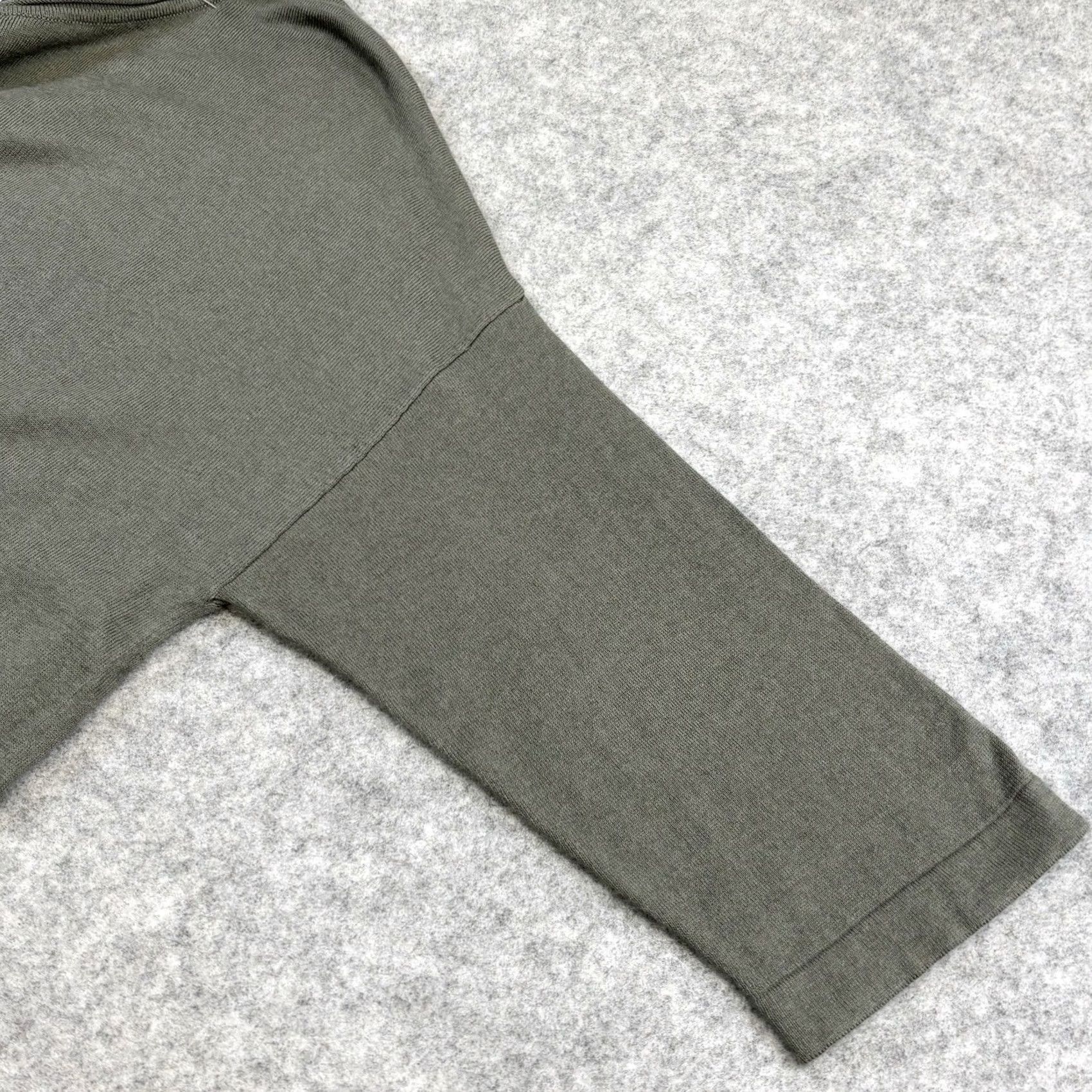 Vintage Woolovers Jumper XL Womens Khaki 1/2 Sleeve New With Tags BNWT Pullover Casual Winter Autumn Spring Summer Size XL / US 12-14 / IT 48-50 - 4 Thumbnail