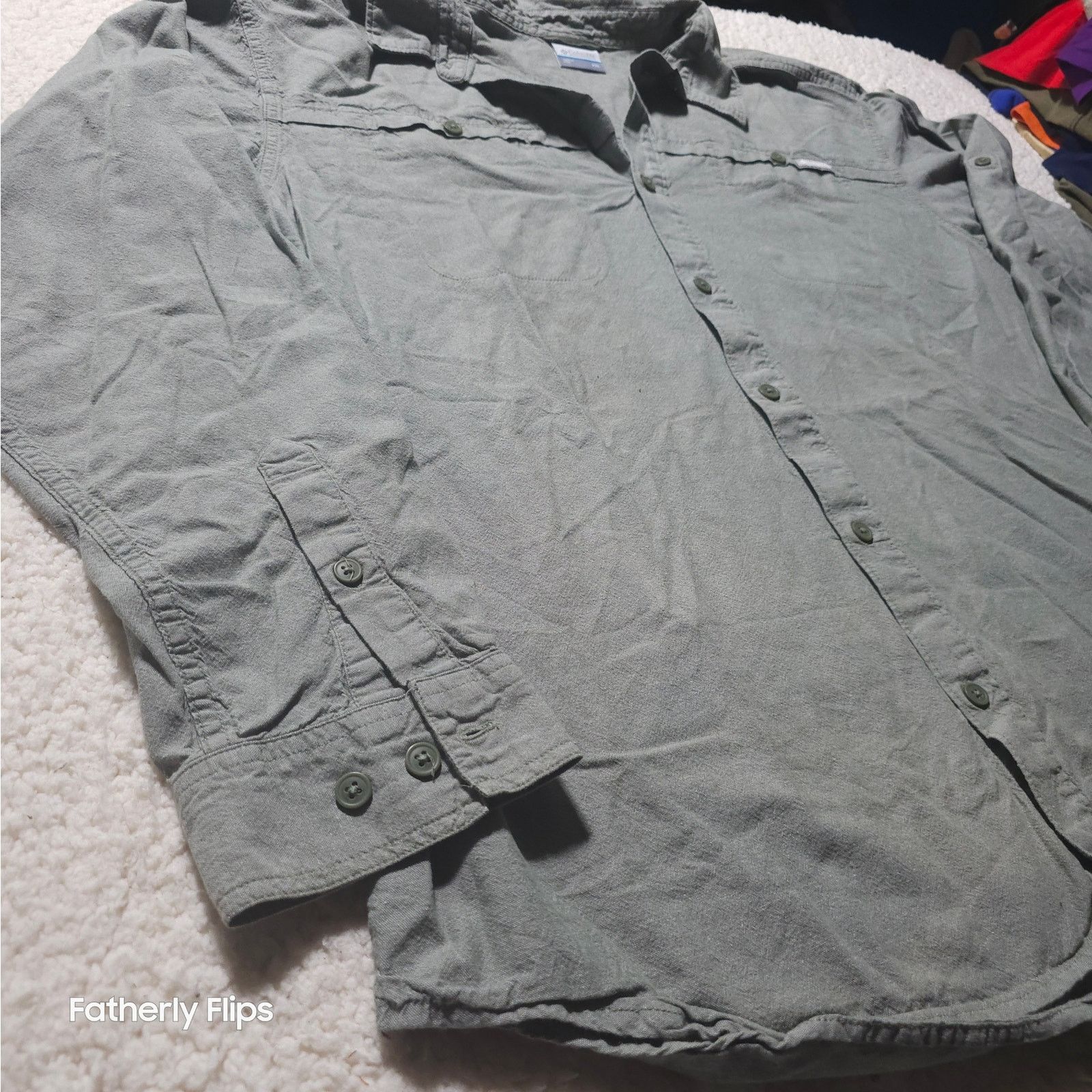 Columbia Columbia PFG 4XL Green Fishing Shirt SS Omni-Shade Vented Size US XXL / EU 58 / 5 - 6 Thumbnail