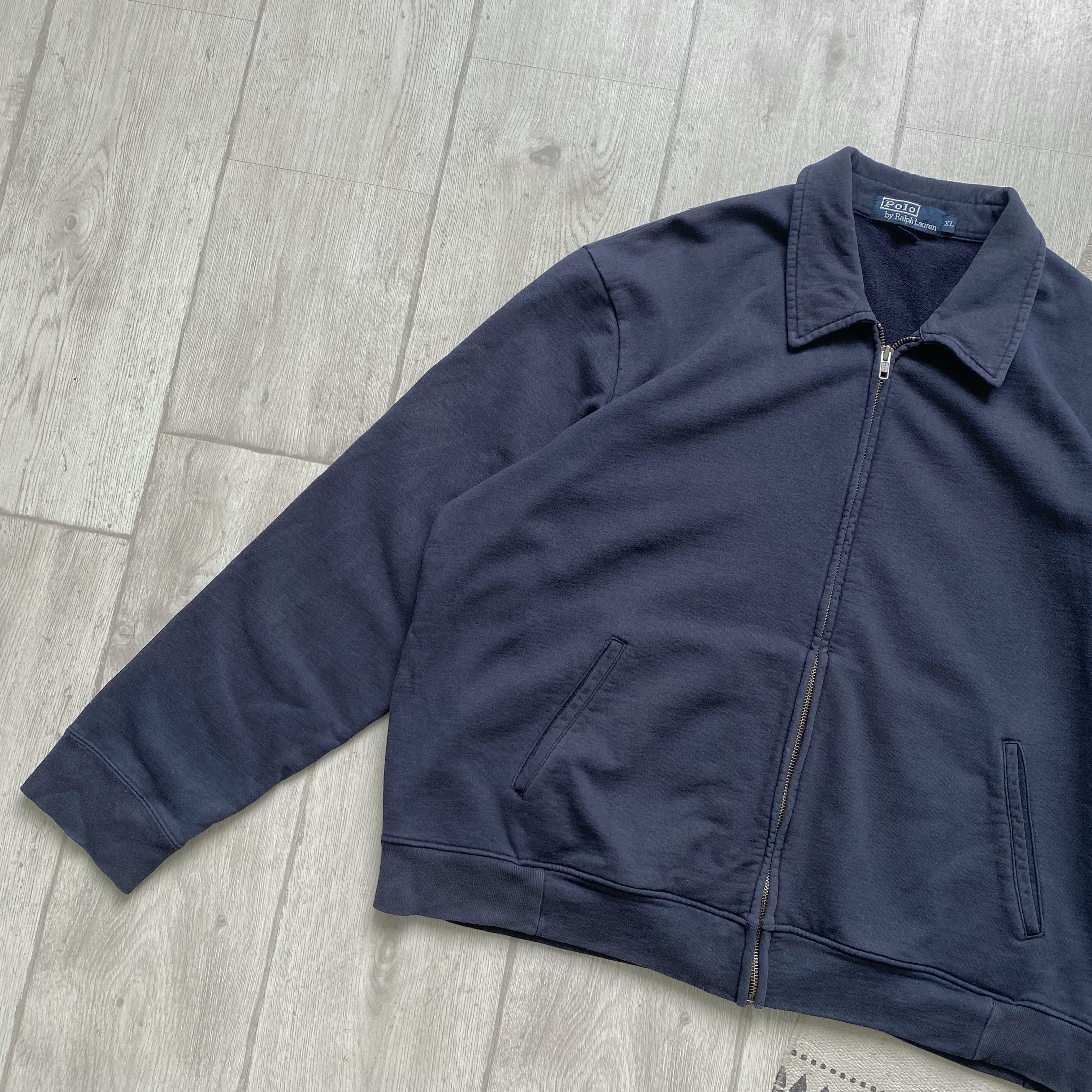 Polo Ralph Lauren Vintage 90s Polo Ralph Lauren boxy Sweatshirt ZipUp truck to Size US XL / EU 56 / 4 - 8 Thumbnail