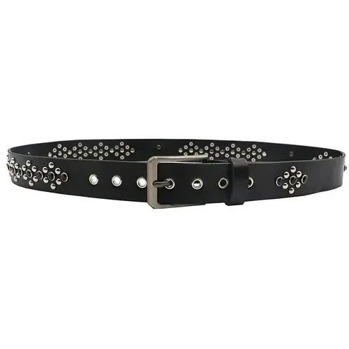 Japanese Brand Rivet Leather Pin Belt Size ONE SIZE - 4 Thumbnail
