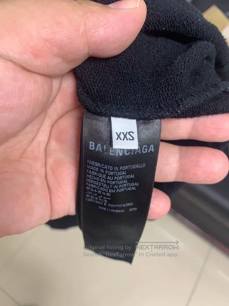 Balenciaga Balenciaga Black Hooded Sweatshirt XXS Size Size US XXS / EU 40 - 7 Thumbnail