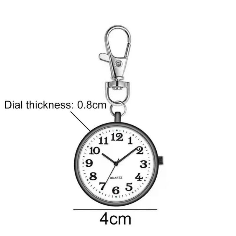 Other New Tiny Cute Quartz Pocket Watch with Keyring Men Women Size ONE SIZE - 3 Thumbnail