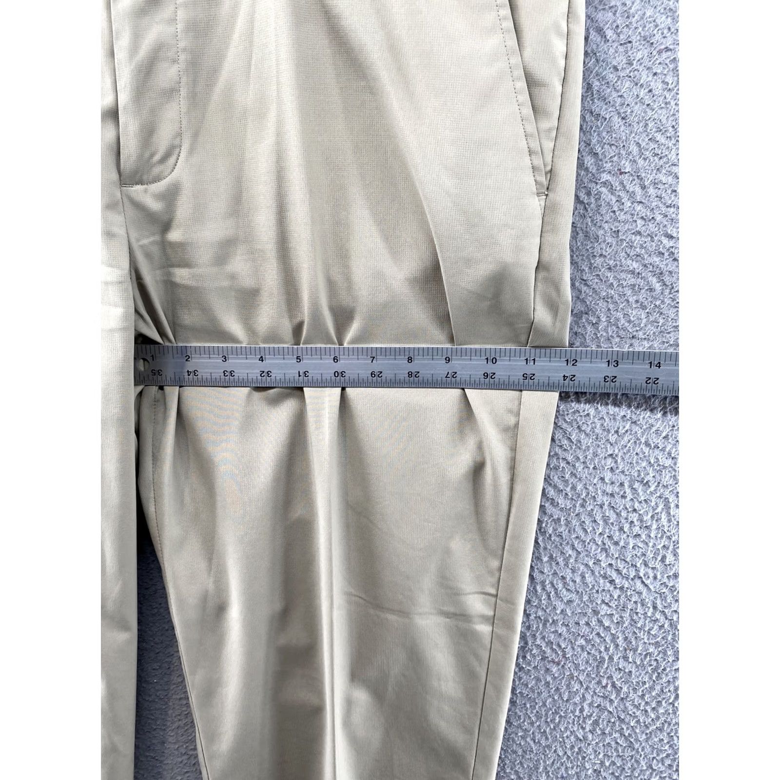 Vintage Greg Norman Mens Chino Pants Regular 38 Beige Trousers Straight Inseam 30 Vintage Logo Pockets Size US 38 / EU 54 - 7 Thumbnail