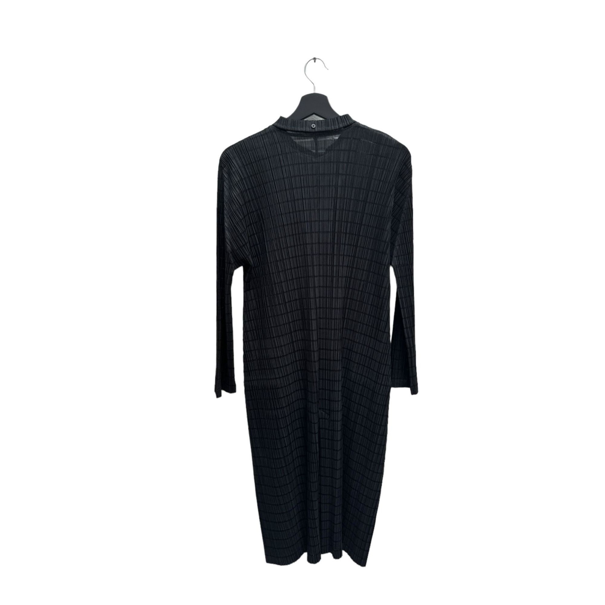 Issey Miyake Black Pleats Please Coat Size M / US 6-8 / IT 42-44 - 5 Thumbnail