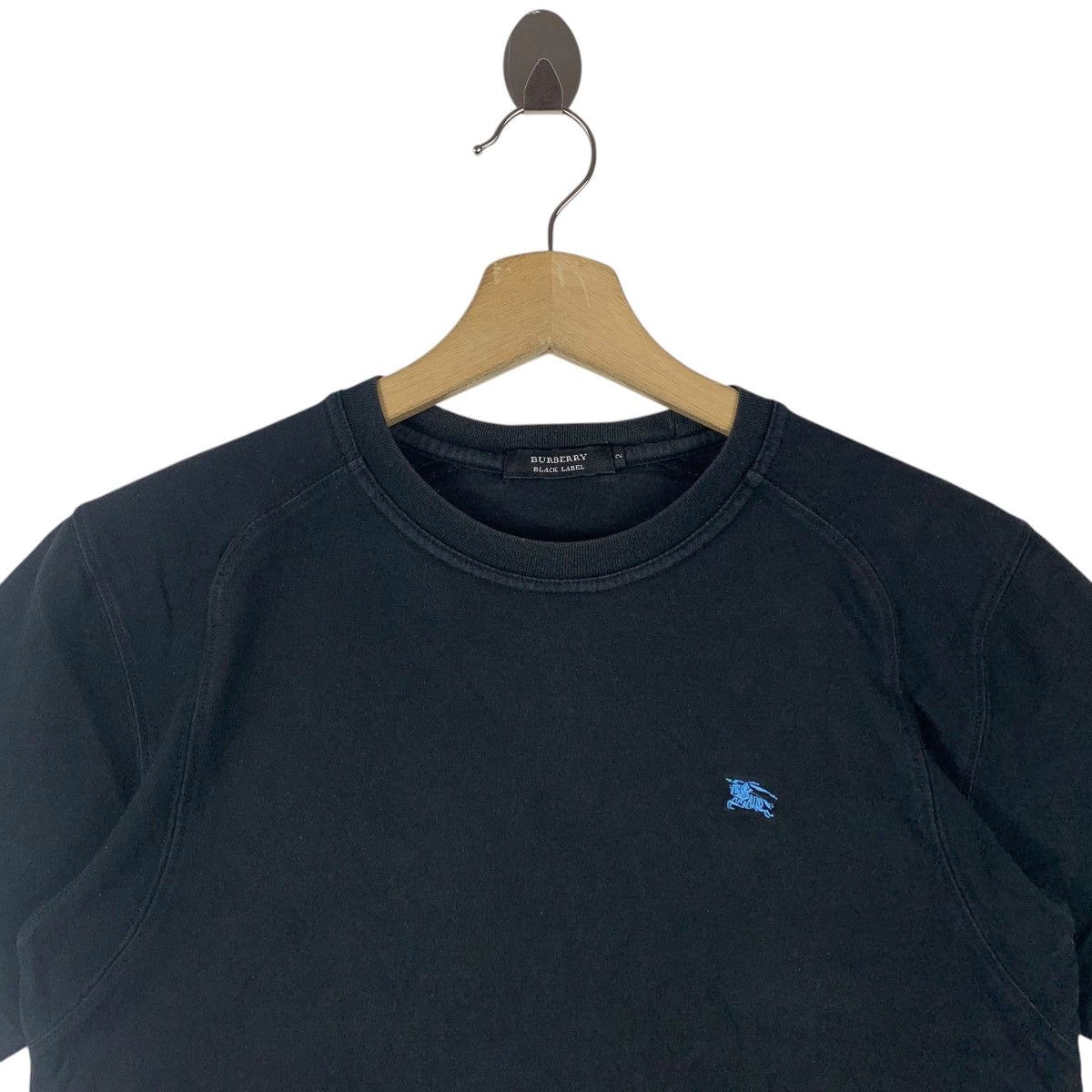 Burberry × Designer BURBERRY BLACK LABEL small logo simple design tee Size US S / EU 44-46 / 1 - 2 Thumbnail