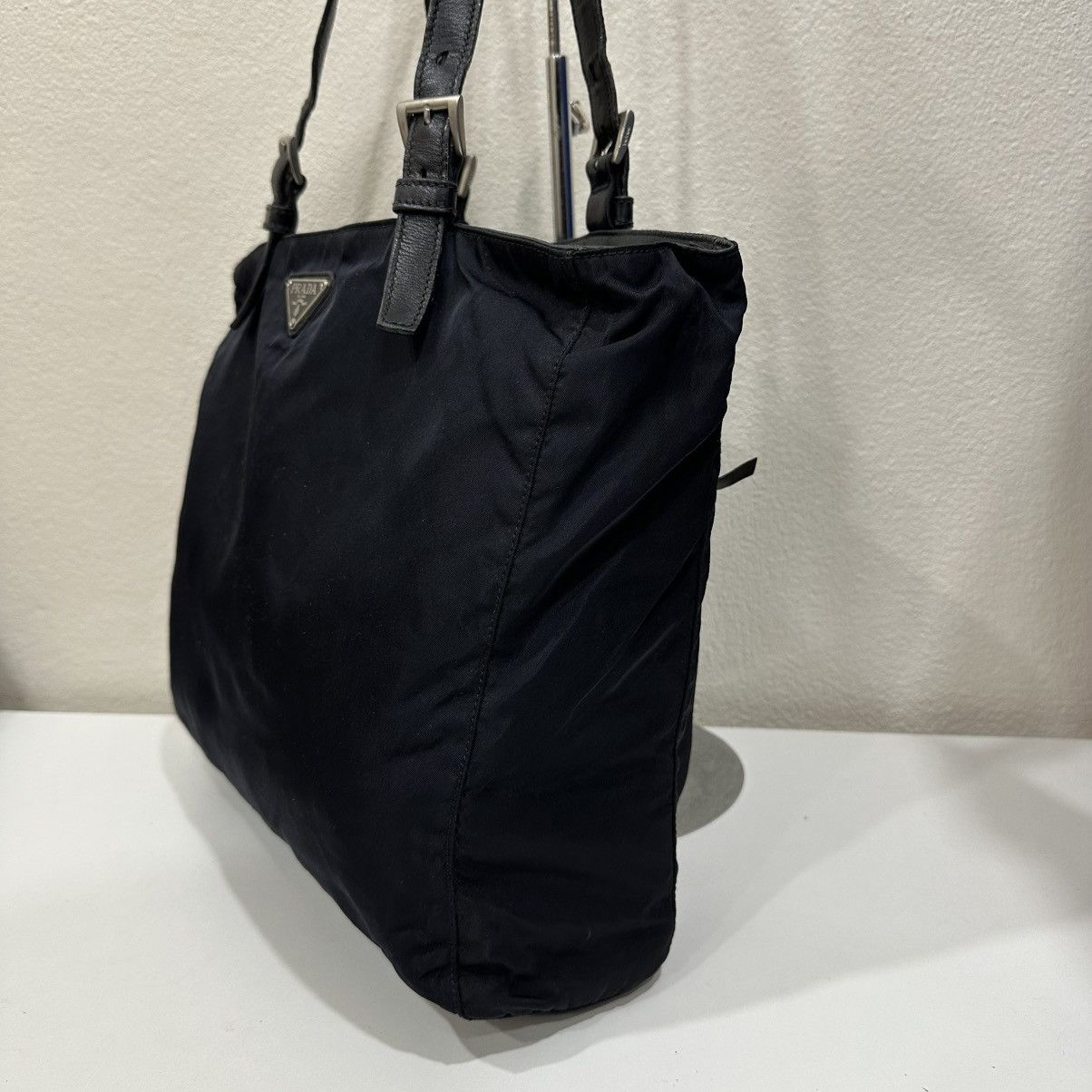 Prada PRADA NYLON TOTE BAG IN DARK BLUE Size ONE SIZE - 7 Thumbnail