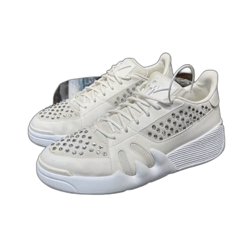 Goyard GZ Talon White Sneakers with Rhinestones Size US 10 / EU 43 - 1 Thumbnail