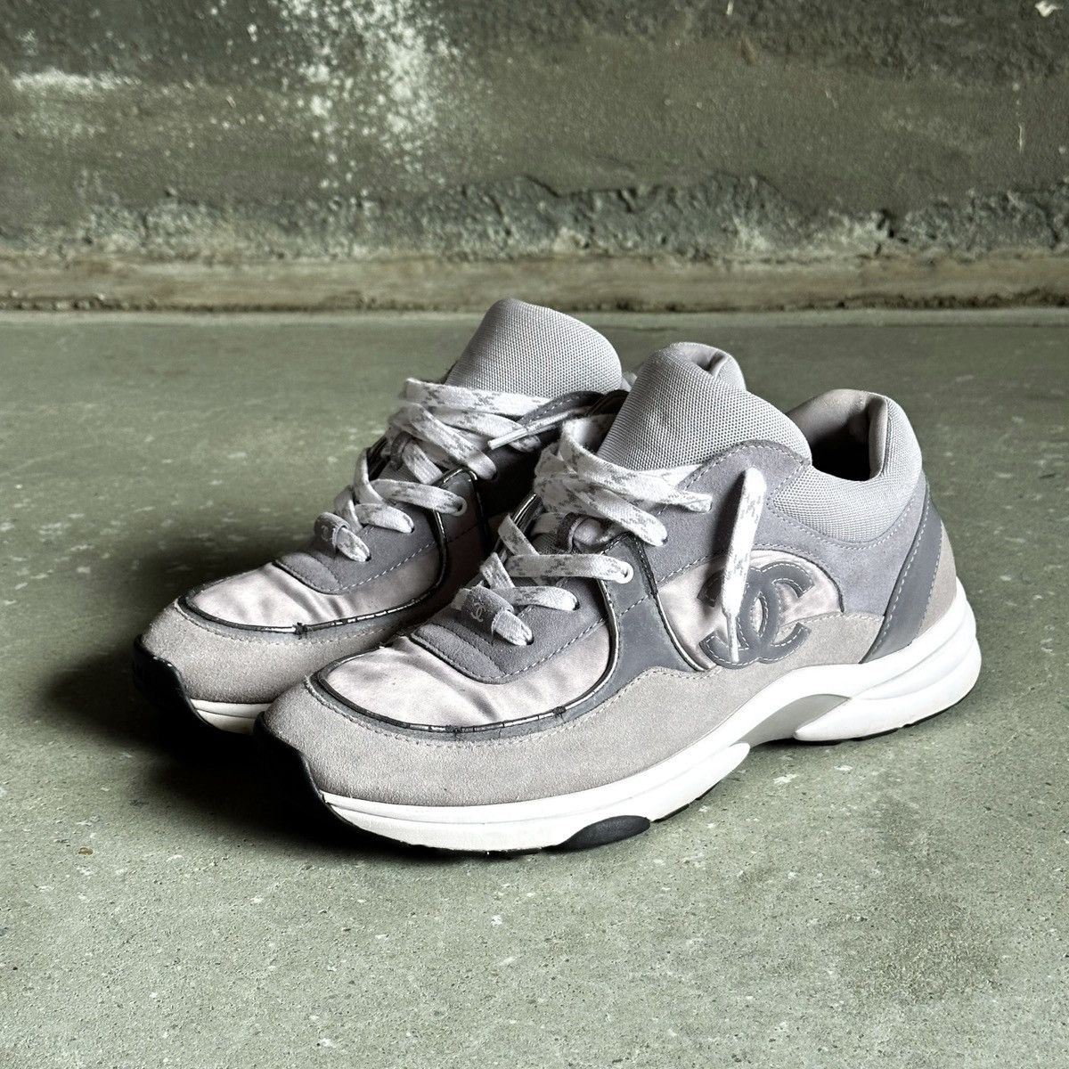 Chanel Chanel 3M CC Suede Low Top Trainer Sneakers Size US 9.5 / EU 42-43 - 1 Thumbnail
