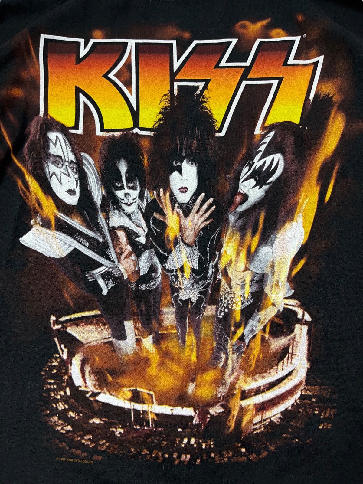 KISS Vintage 1999 KISS Psycho Circus Live in 3D Glam Rock T-Shirt Size US XL / EU 56 / 4 - 5 Thumbnail