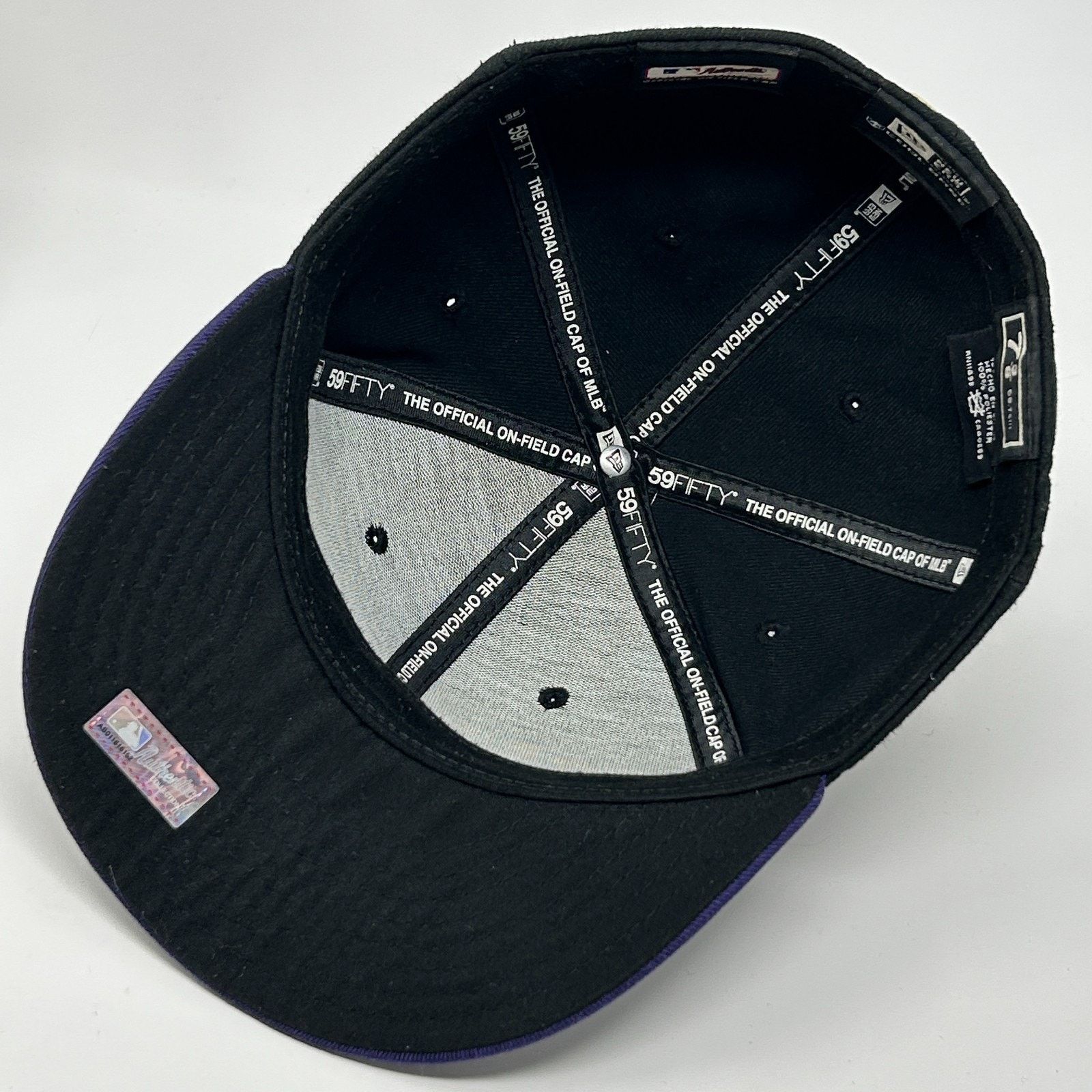 New Era Colorado Rockies Hat Baseball Cap New Era Black 7 3/8 Size ONE SIZE - 4 Thumbnail