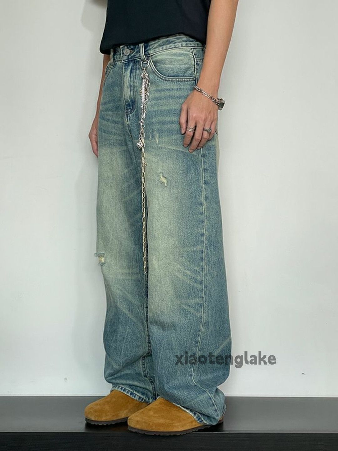 Jean × Vintage washed faded cleanfit yuppie loose baggy y2k jeans Size US 26 / EU 42 - 4 Thumbnail