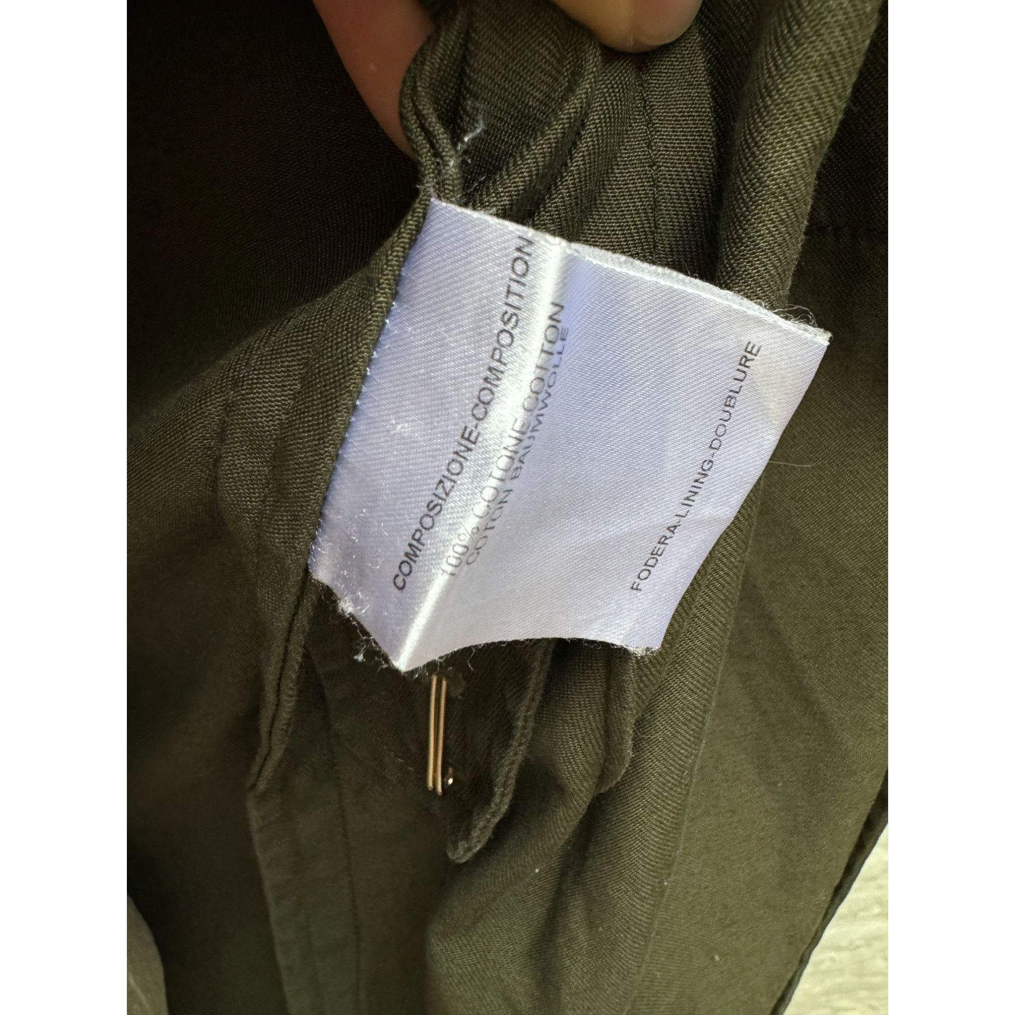 Yves Saint Laurent 2005 Khaki Military Shirt Size M / US 6-8 / IT 42-44 - 9 Thumbnail