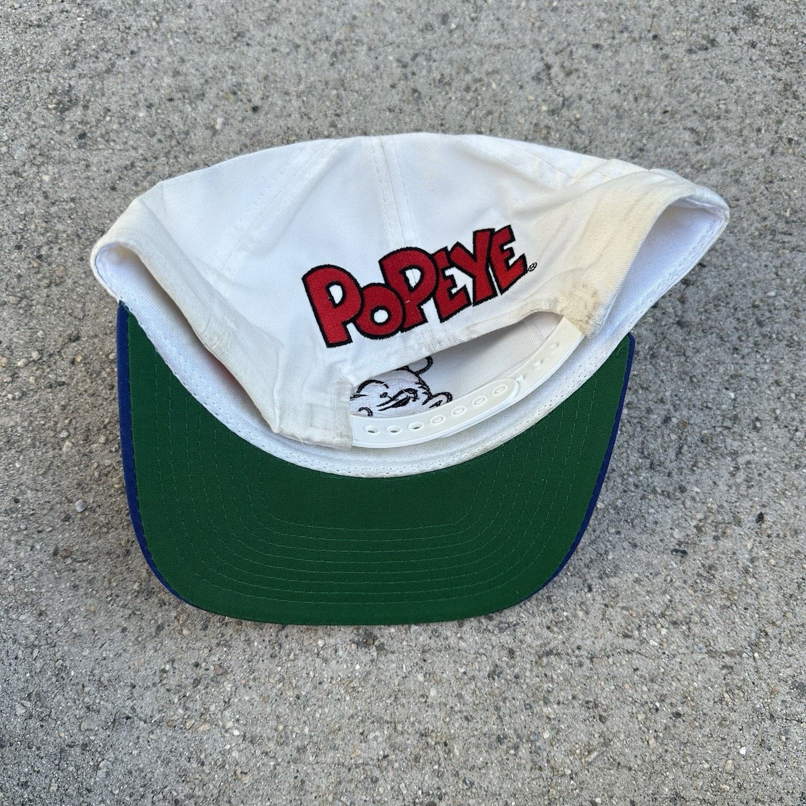 American Needle × Vintage Vintage 90s American Needle Popeye Blockhead Snapback Hat Size ONE SIZE - 3 Thumbnail