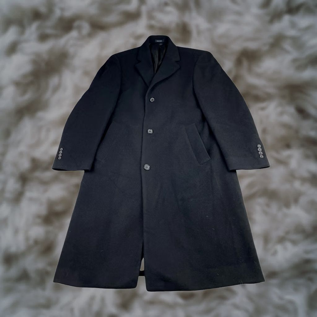 Chaps Chaps Ralph Lauren Men’s Wool Blend Trench Coat Black 38R Size US XXS / EU 40 - 1 Thumbnail