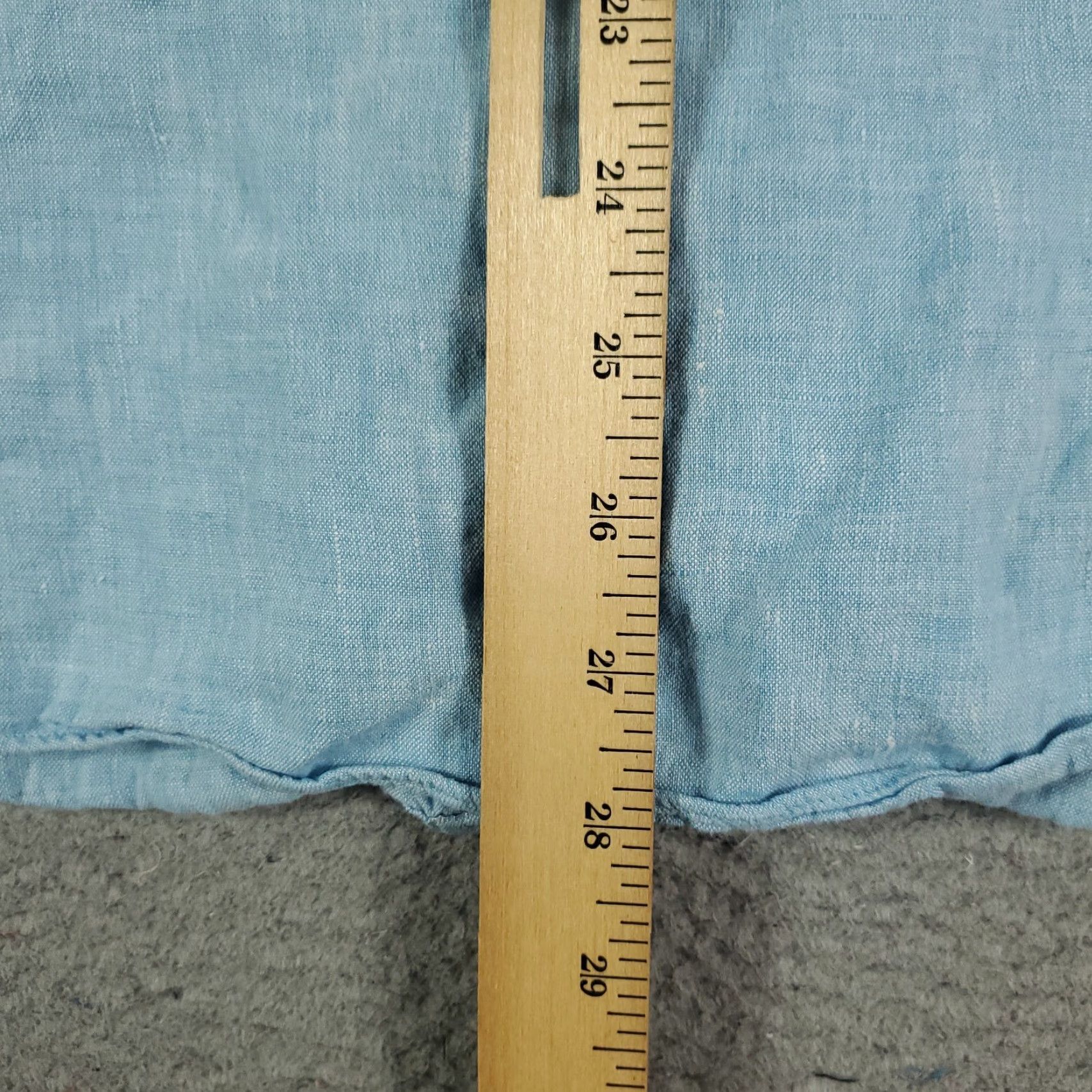 UNTUCKit UNTUCKit Casual Button-Up Shirt Mens XL Blue Linen Long Sleeve Regular Fit Size US XL / EU 56 / 4 - 7 Thumbnail