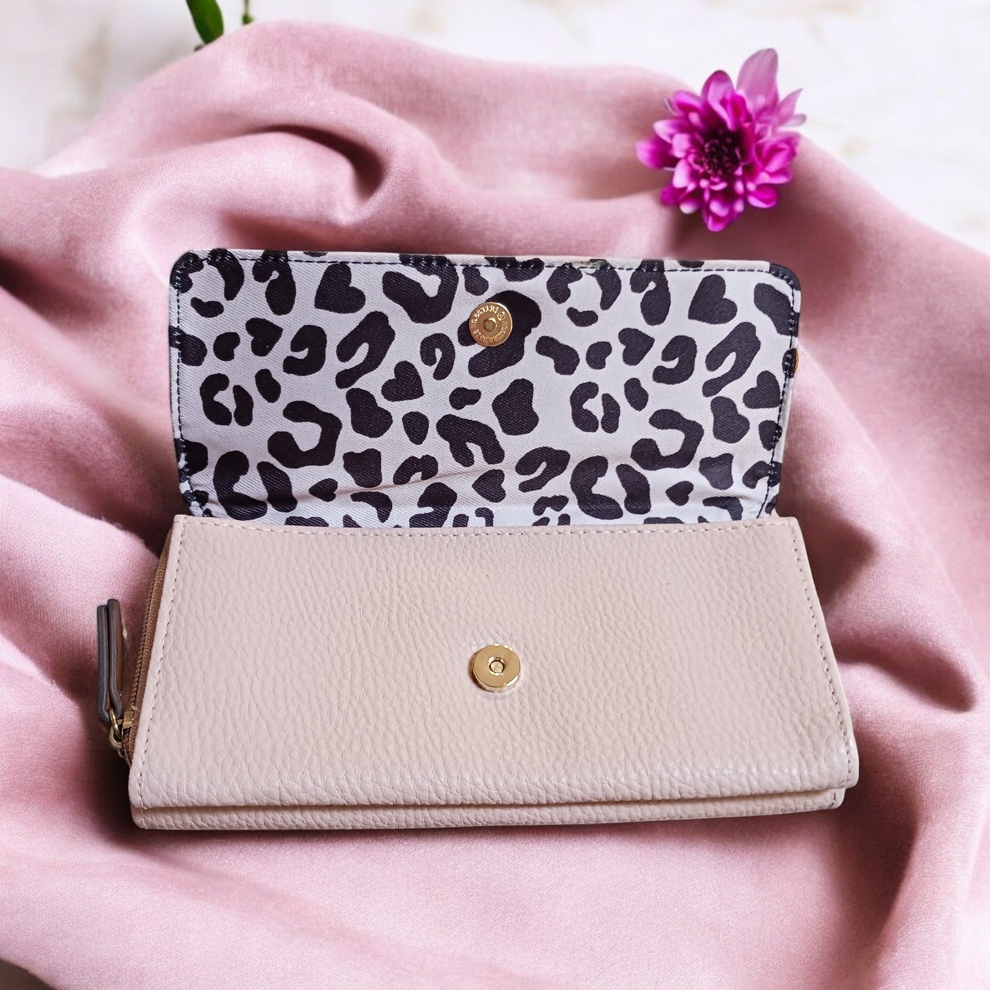 Jessica Simpson Jessica Simpson Dusty Rose Faux Pebbled Leather Wallet Size ONE SIZE - 6 Thumbnail