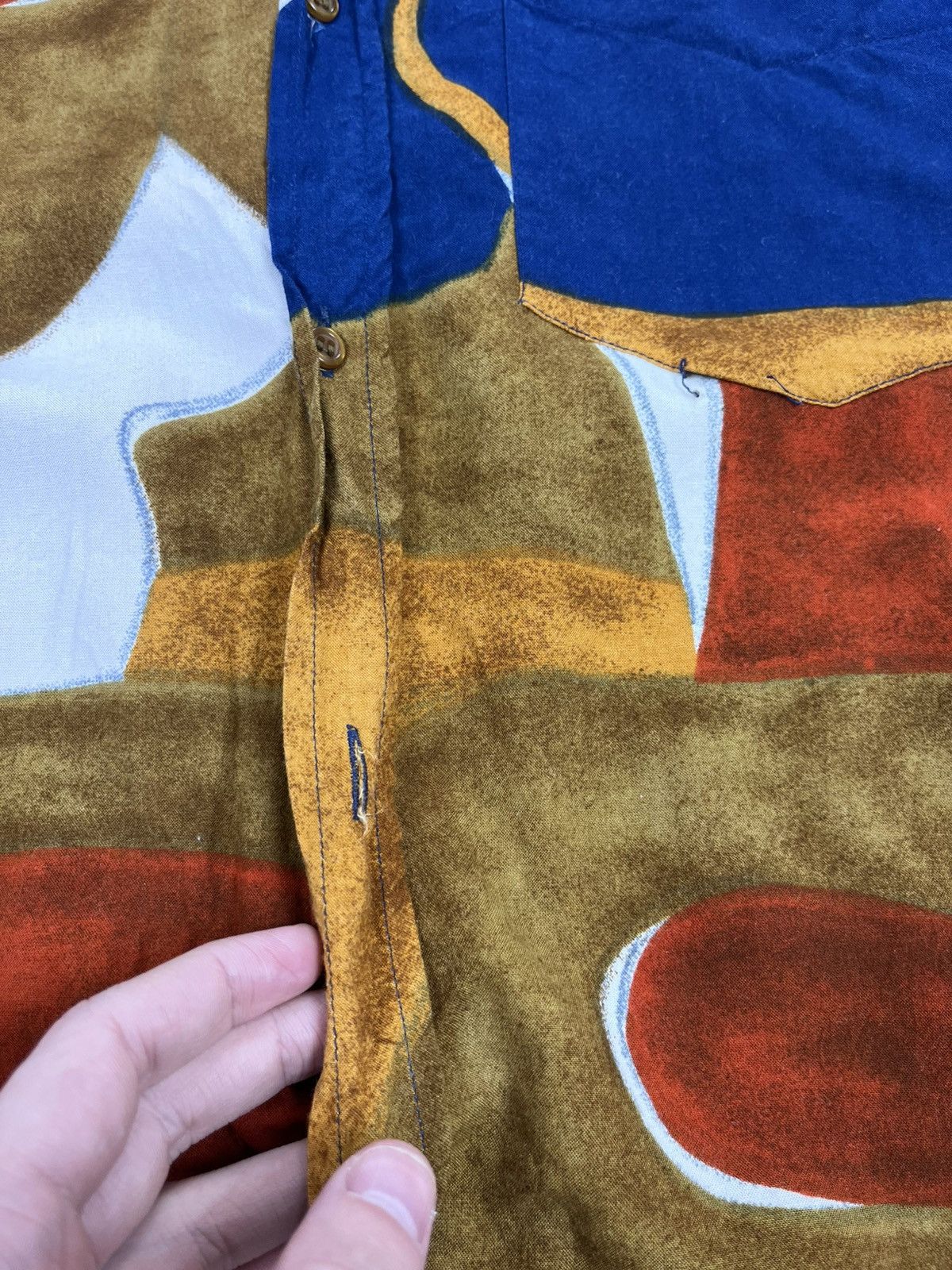 Vintage Vintage Dior Style 90S Abstract Viscose Shirt size XL Size US XL / EU 56 / 4 - 10 Thumbnail