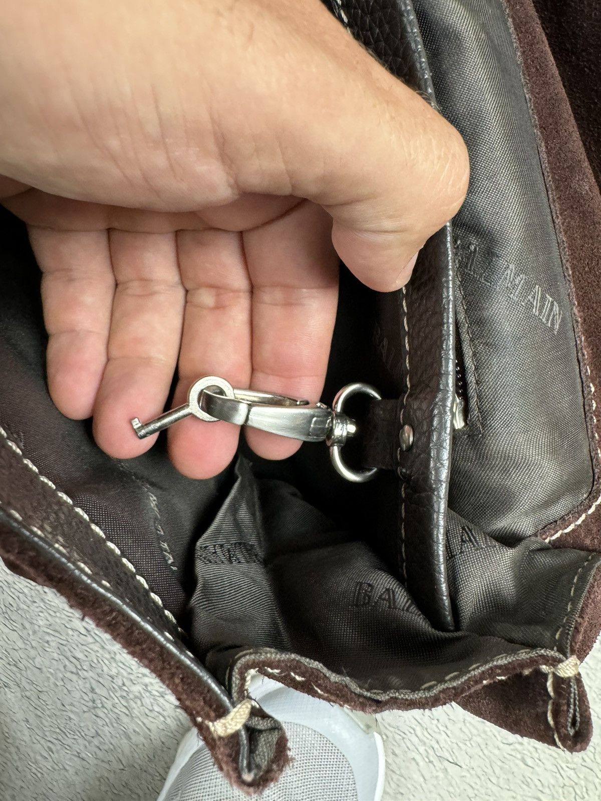 Balmain × Pierre Balmain × Vintage Pierre Balmain Paris Leather Business Bag Vintage Oldmoney Size ONE SIZE - 11 Thumbnail