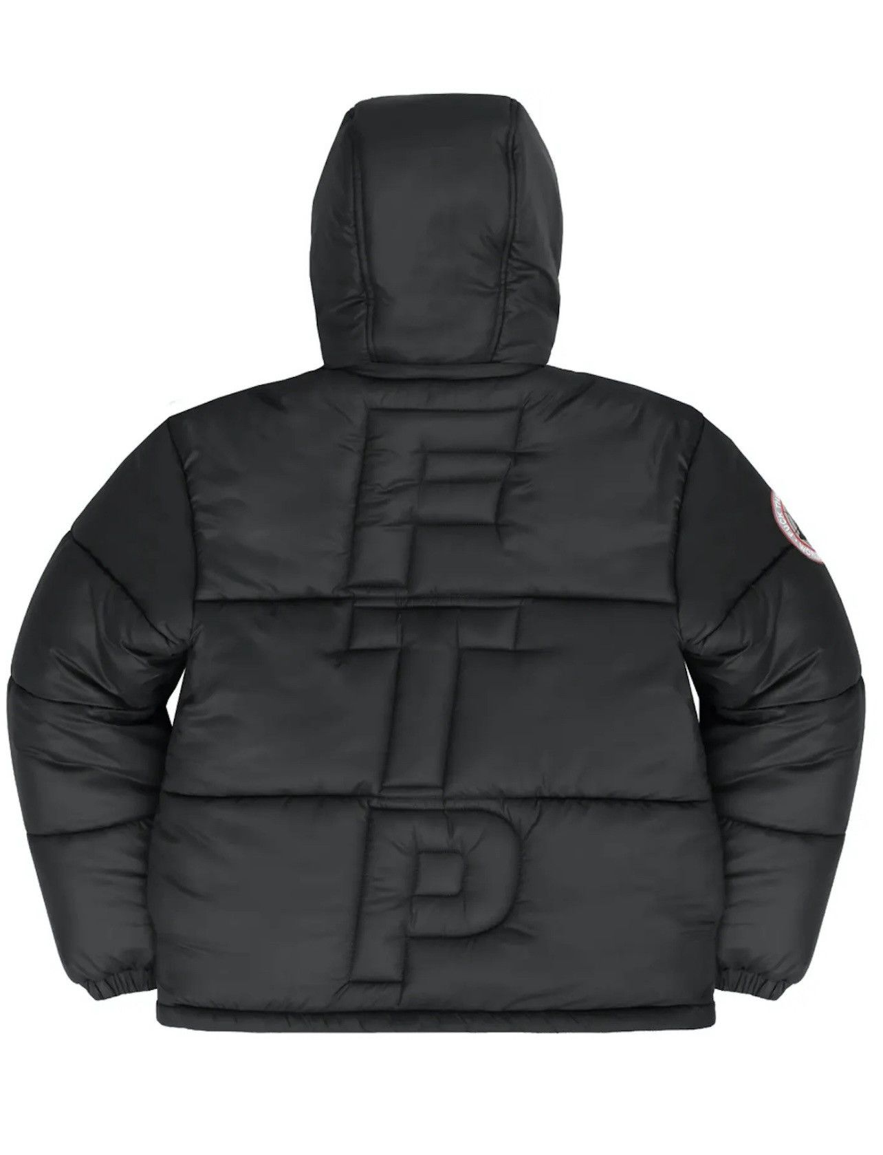 Fuck The Population FTP World Domination Logo Quilt Puffer Jacket | Grailed