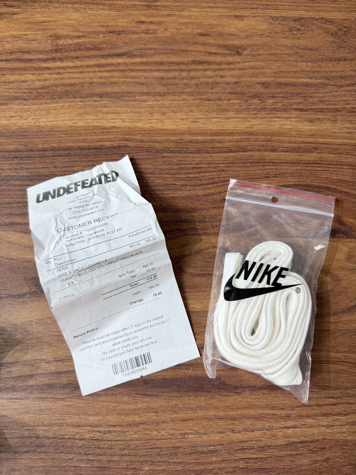 Nike × Sacai Sacai Varsity Blue LD Waffle Size US 9.5 / EU 42-43 - 12 Thumbnail