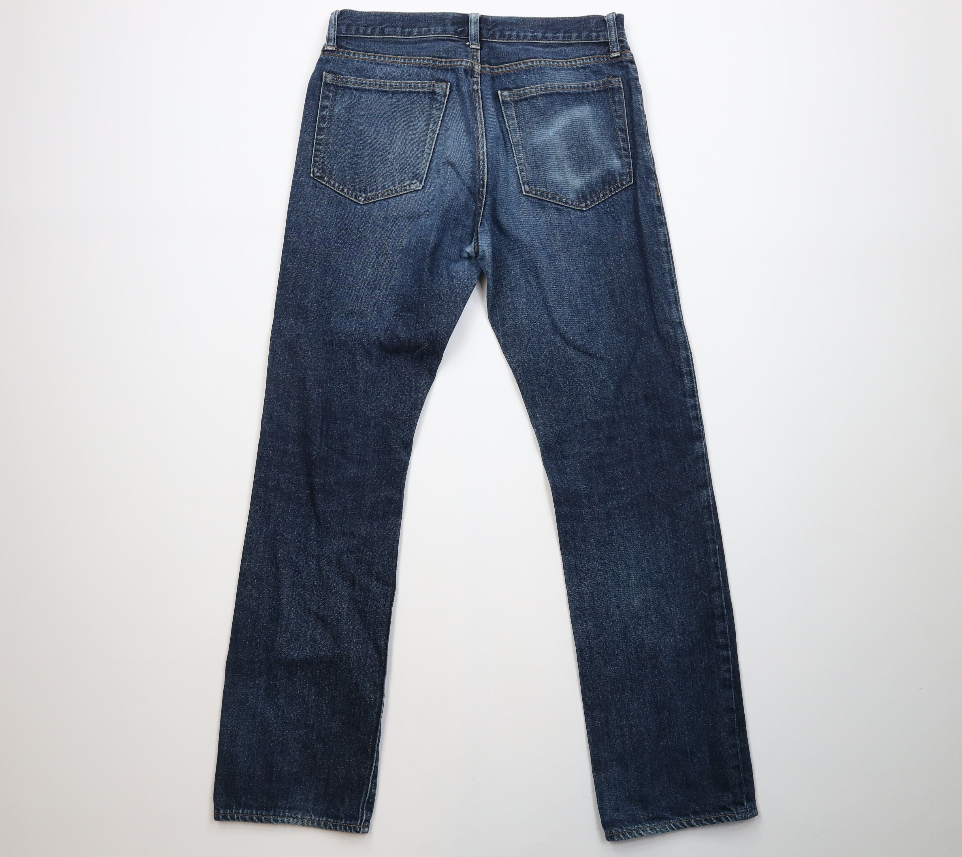 J.Crew Vintage Y2K J Crew Slim Straight Leg Denim Jeans Blue Cotton Size US 30 / EU 46 - 11 Thumbnail
