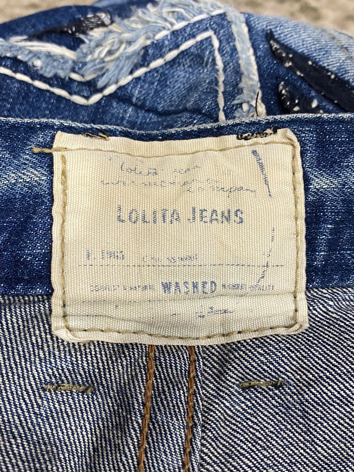 20471120 Rare 90s Lolita Jeans Size US 36 / EU 52 - 10 Thumbnail