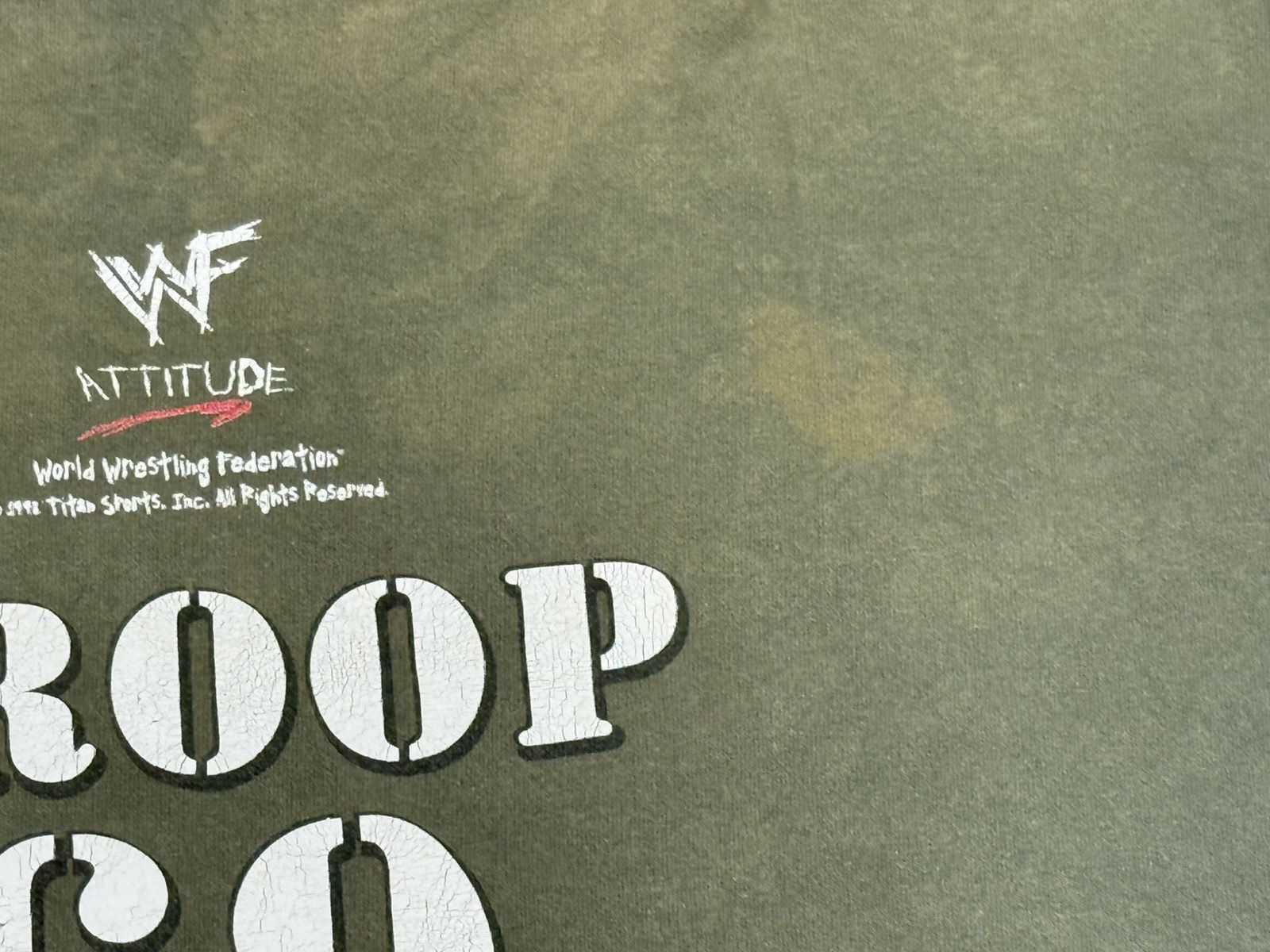 WWF Vintage 90s WWF Operation DX Troop 69 T Shirt Attitude Era Size US XL / EU 56 / 4 - 9 Thumbnail