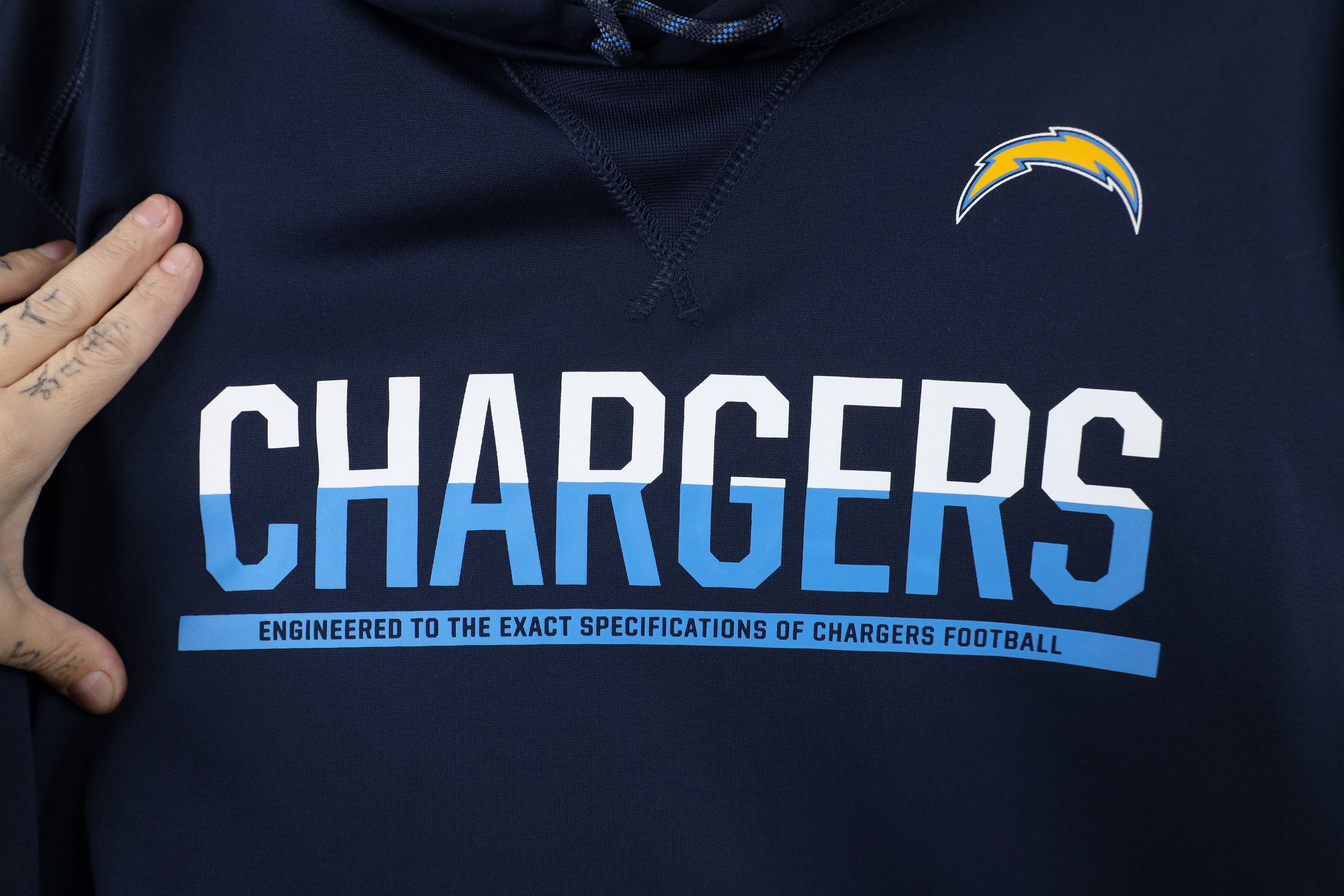 Nike Nike On Field Los Angeles Chargers Football Hoodie Blue Size US L / EU 52-54 / 3 - 7 Thumbnail