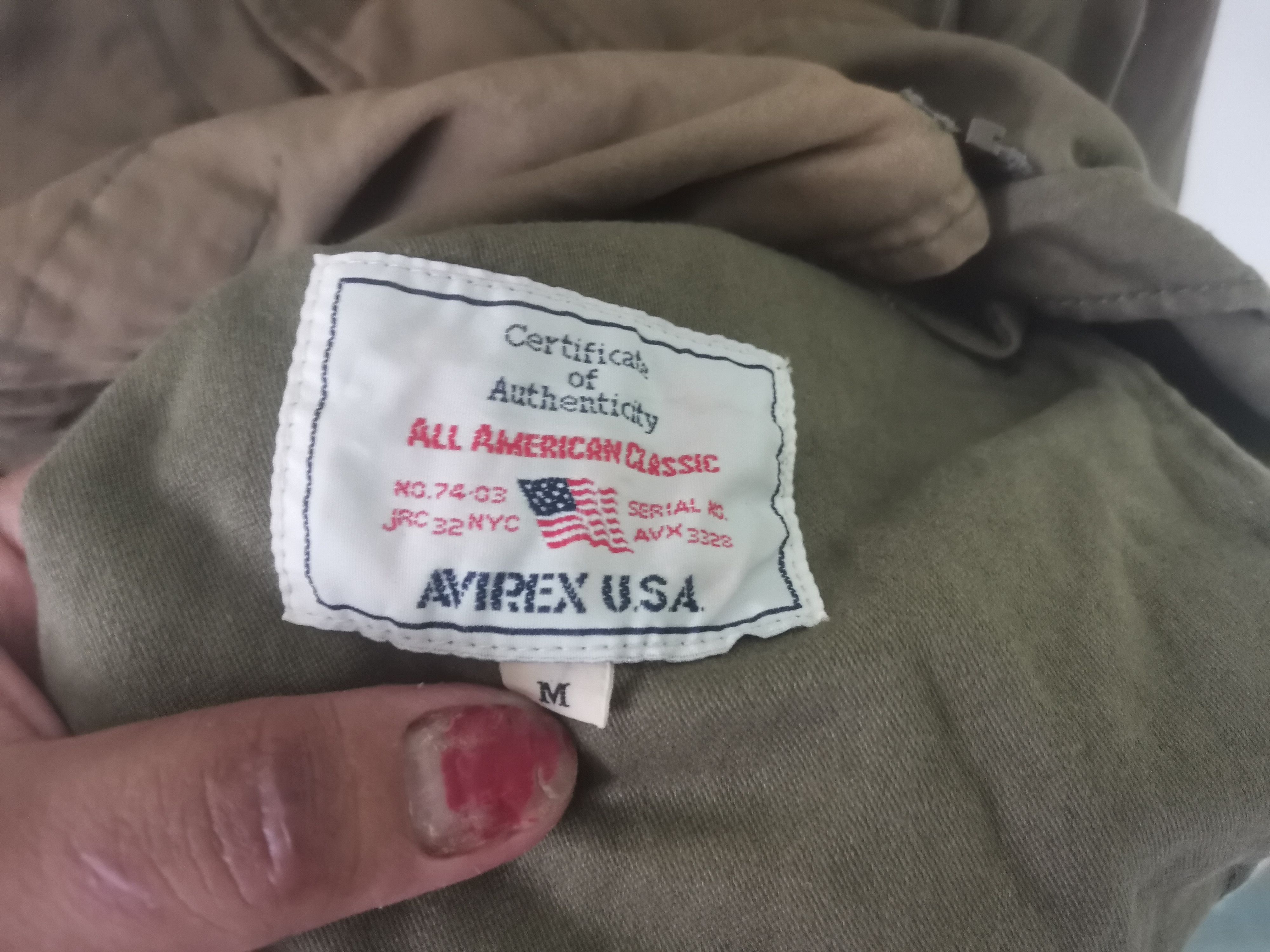 Avirex × Vintage Vintage AVIREX army jacket green army colour Size US M / EU 48-50 / 2 - 7 Thumbnail