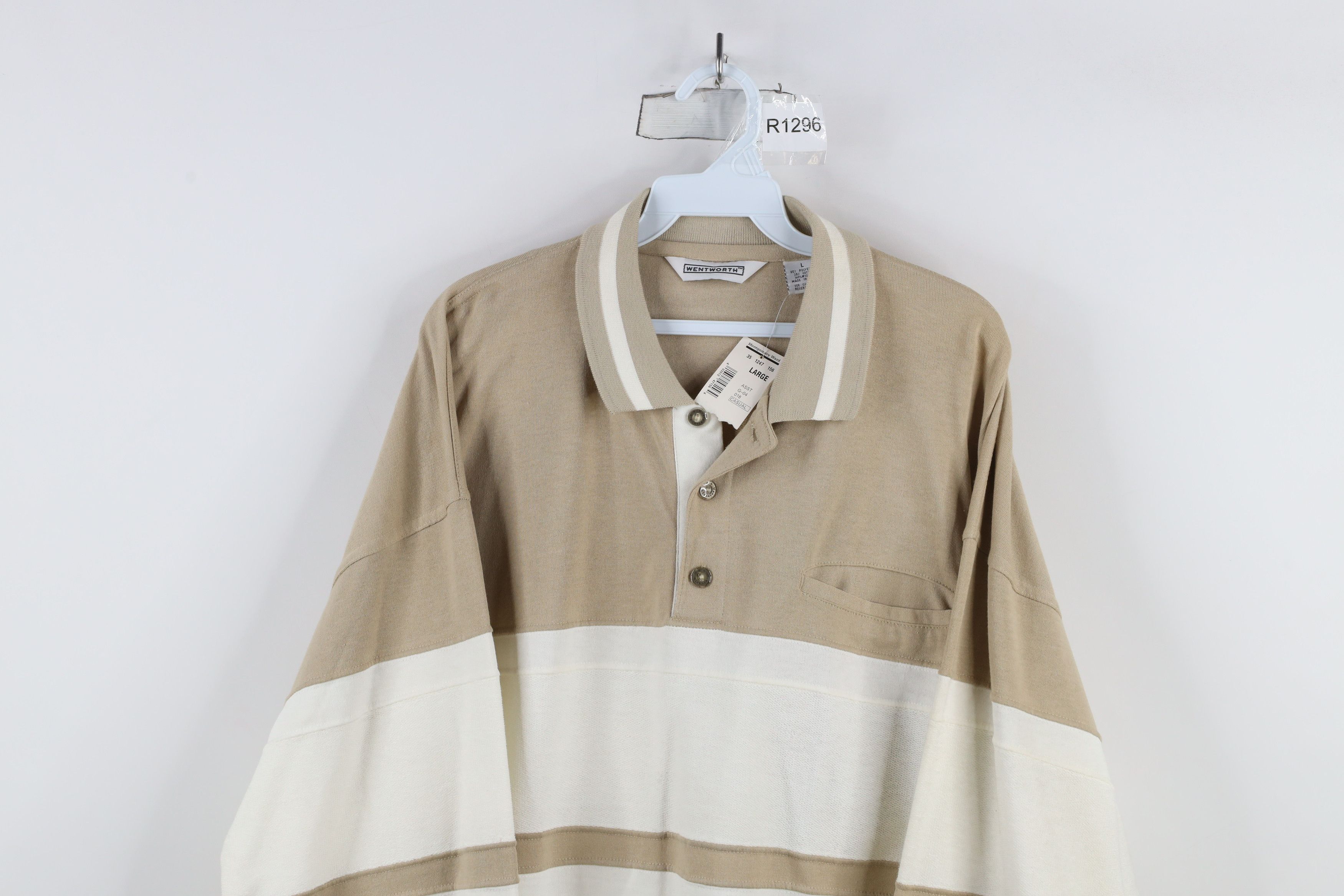 Vintage Deadstock Vintage 90s Streetwear Collared Pullover Polo Size US L / EU 52-54 / 3 - 2 Thumbnail