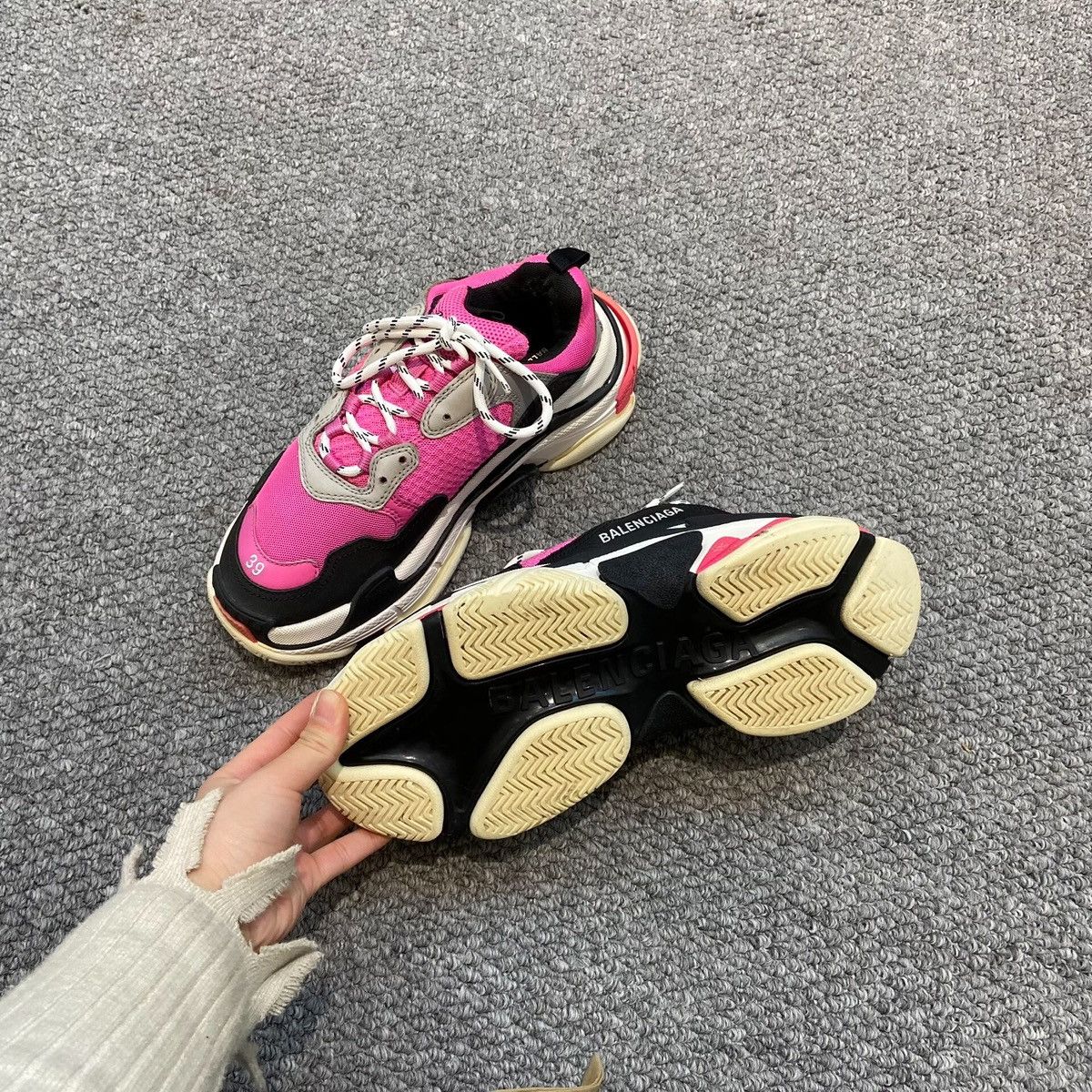 Balenciaga Balenciaga Triple S low-top chunky sneakers Size US 9 / IT 39 - 3 Thumbnail