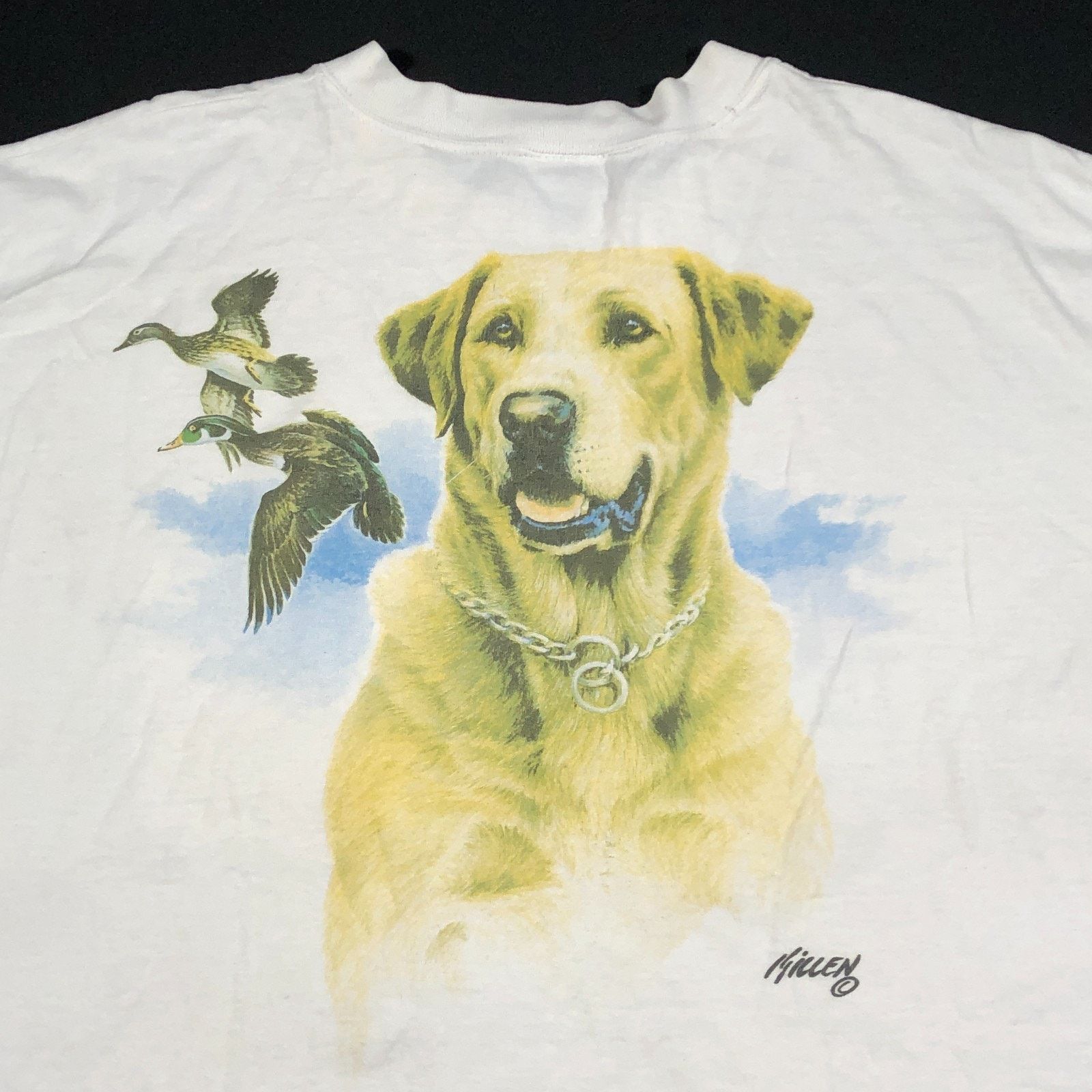 Vintage Vintage 90s Golden Retriever TSF Originals Pocket Tee XL Size US XL / EU 56 / 4 - 2 Thumbnail