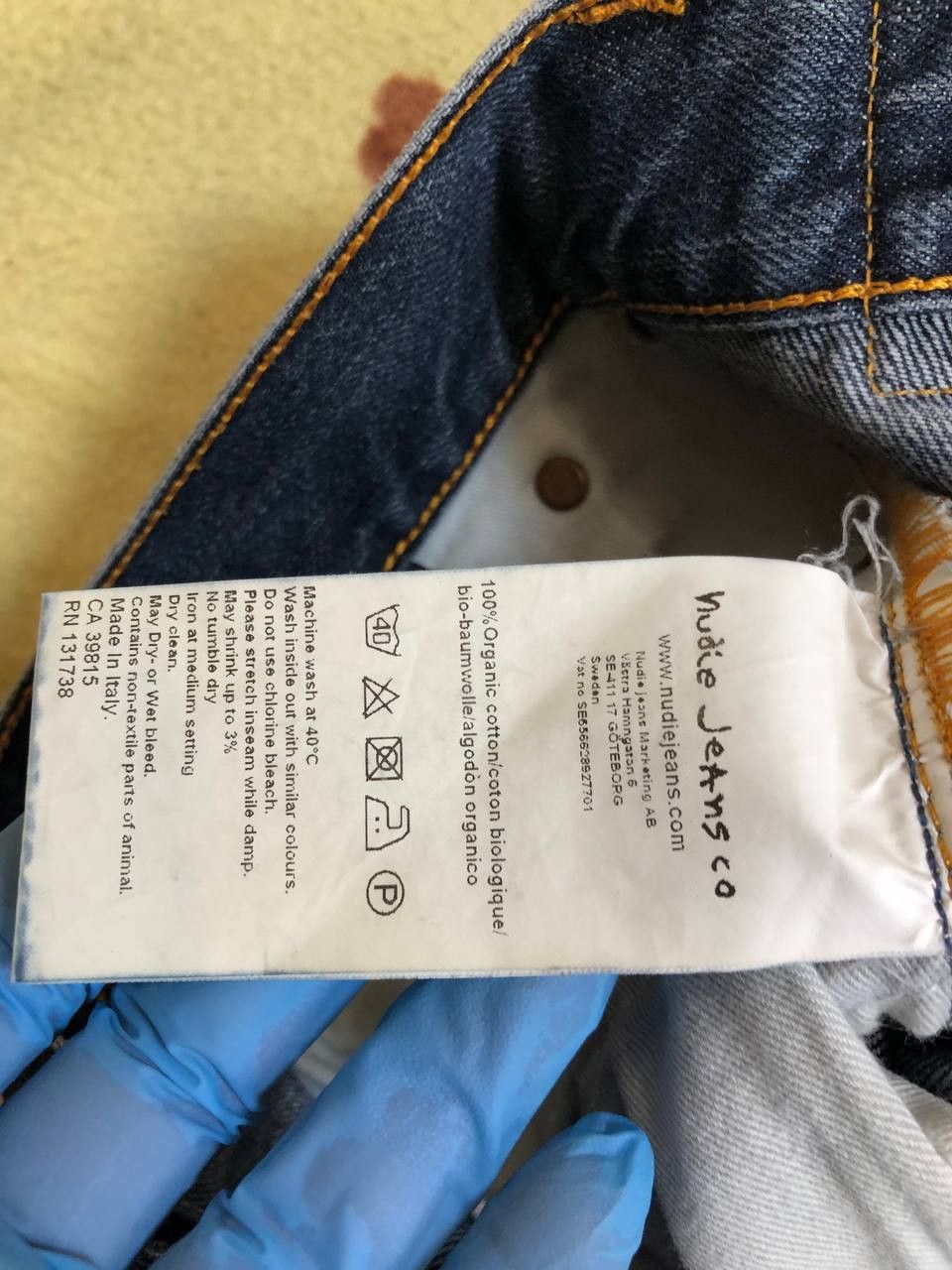 Nudie Jeans Nudie Jeans Regular Alf Button Fly Blue Denim Cotton Size US 30 / EU 46 - 3 Thumbnail