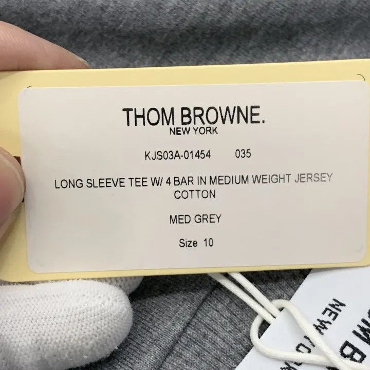 Thom Browne Thom Browne Kids Long Sleeve Striped Tee -2507 Size US M / EU 48-50 / 2 - 6 Thumbnail