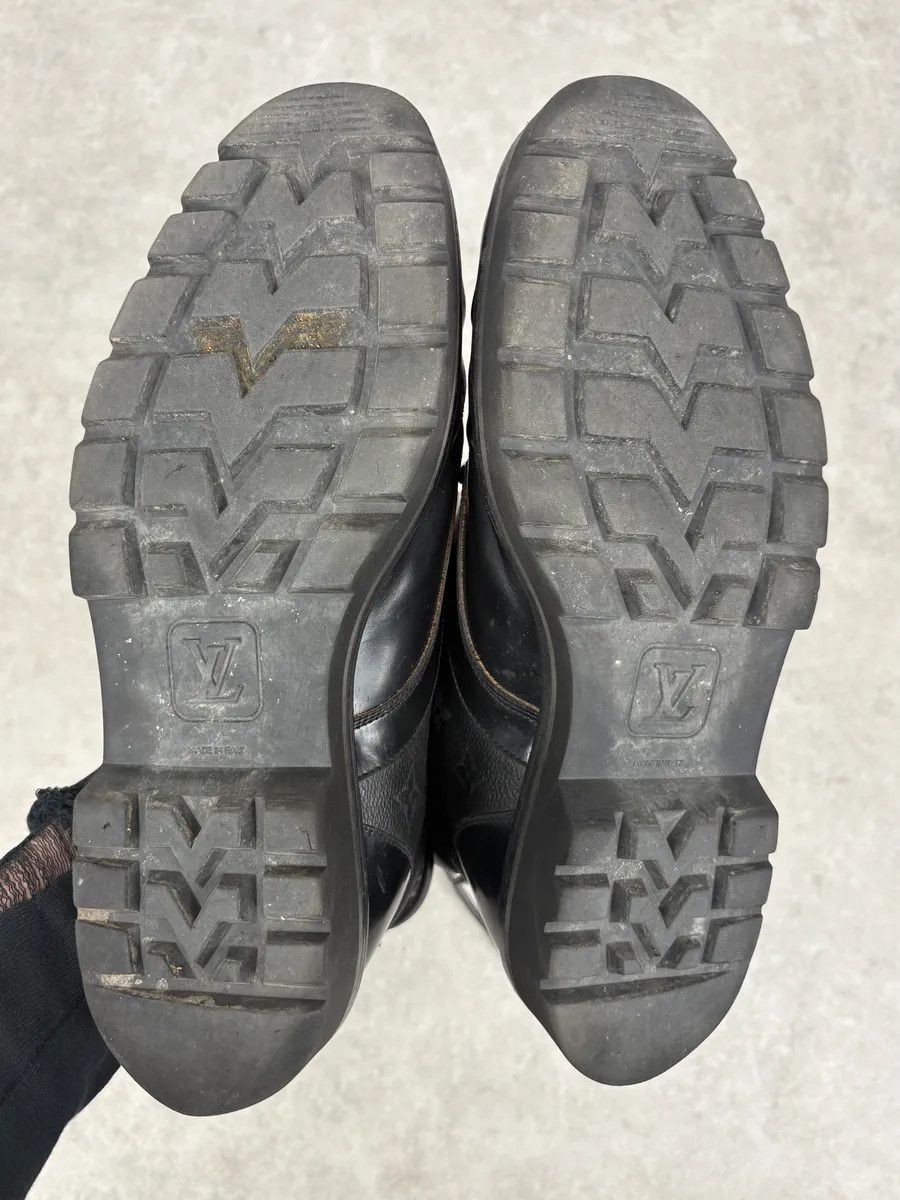 Louis Vuitton Louis Vuitton Oberkampf Black Leather Boots Size US 11.5 / EU 44-45 - 6 Thumbnail