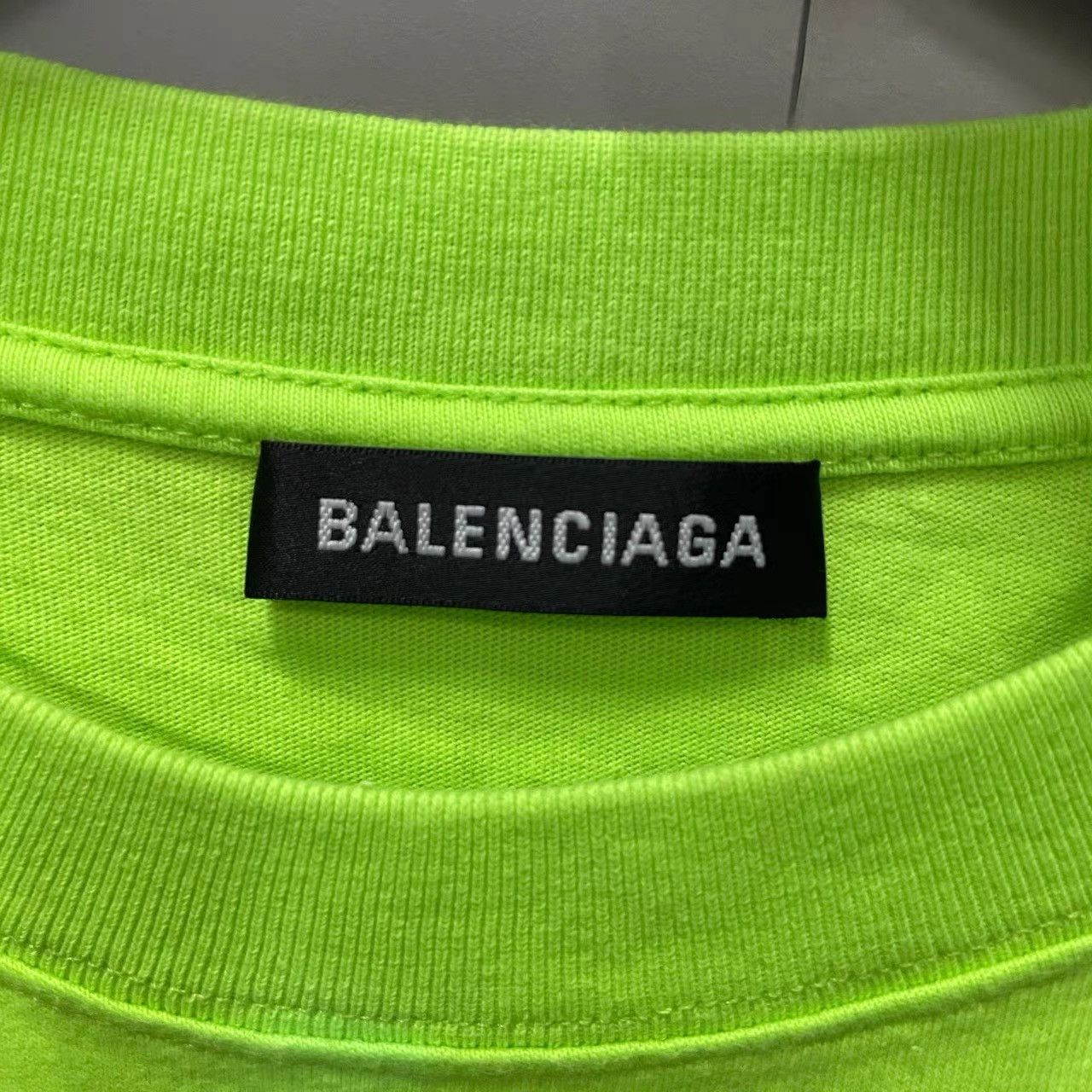 Balenciaga Balenciaga Fluorescent Green Circular Printed T-shirt K28 Size US M / EU 48-50 / 2 - 3 Thumbnail