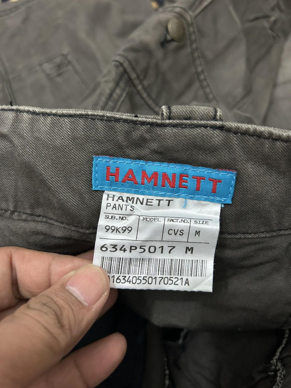 Katharine Hamnett London Katharine Hamnett London Faded Kargo Zip Leg Flare Pants Size US 31 - 17 Thumbnail