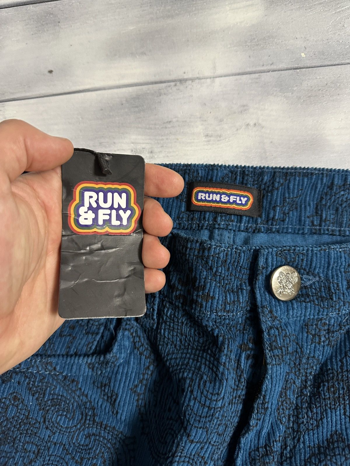 Other Rare Corduroy Bandana Pants Run&Fly Flare Japan Style Size US 34 / EU 50 - 11 Thumbnail